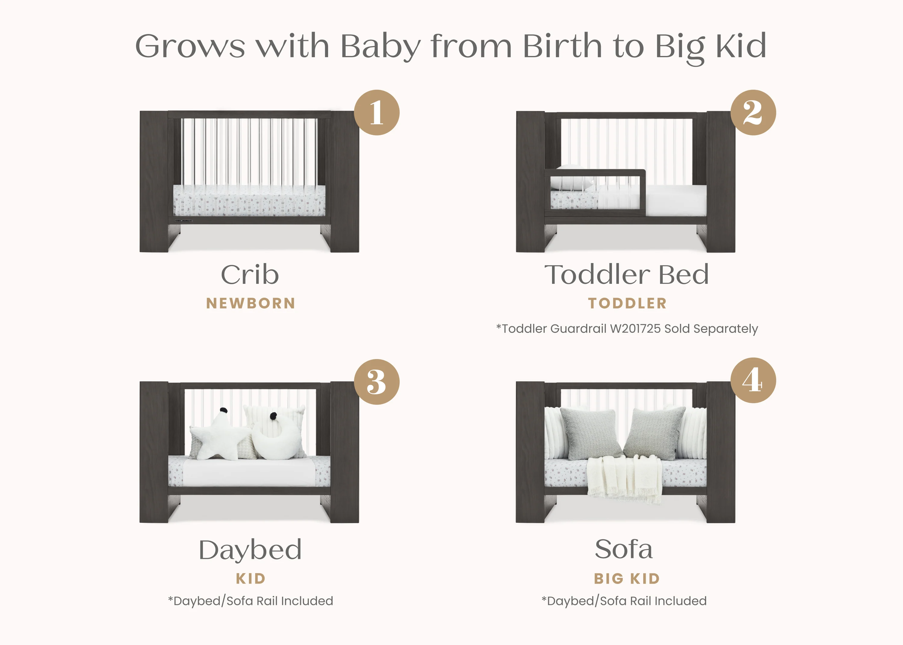 Aerin 4-in-1 Convertible Crib - Image 3