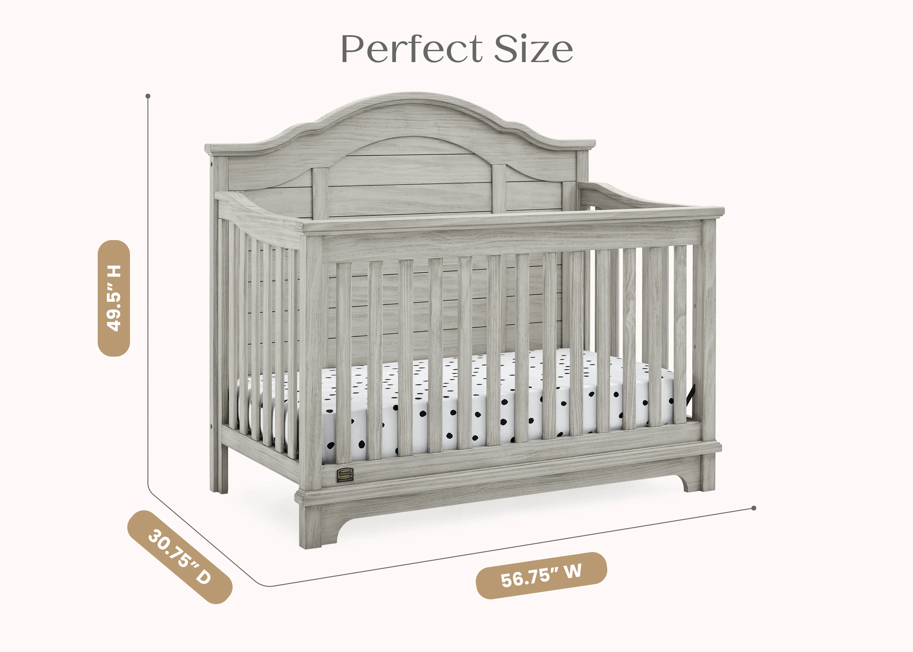 Asher 6-in-1 Convertible Crib - Image 23