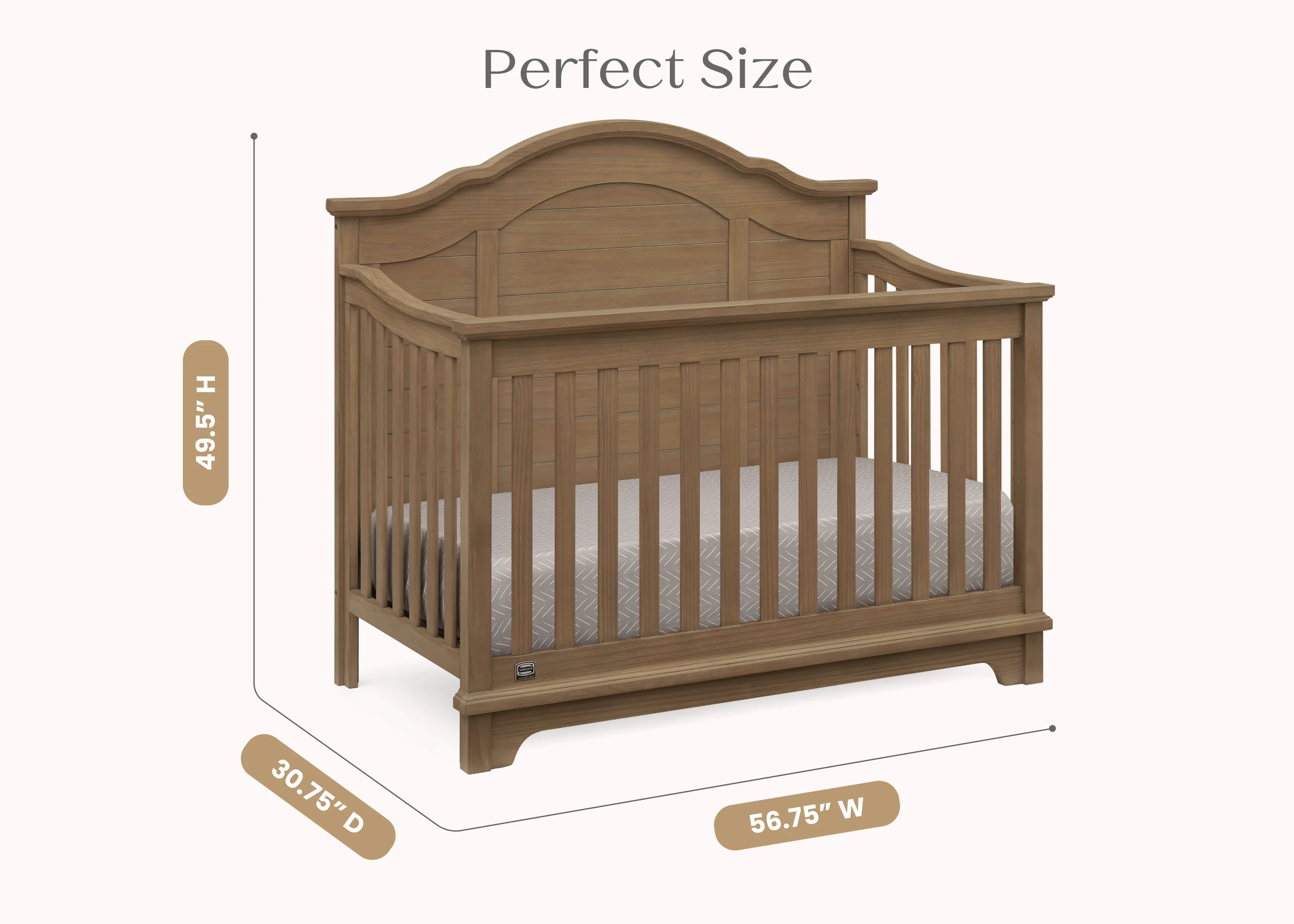 Asher 6-in-1 Convertible Crib - Image 37