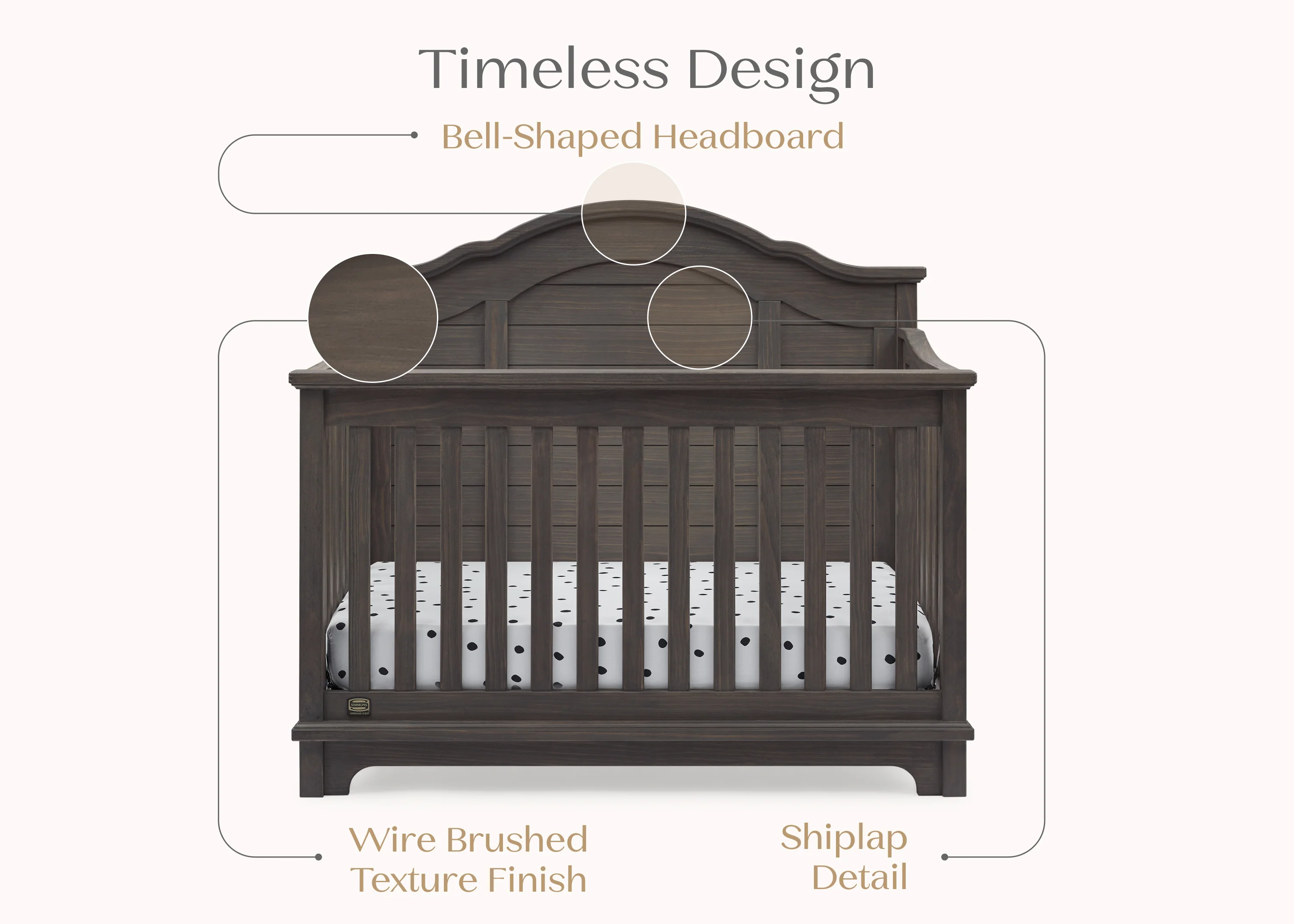 Asher 6-in-1 Convertible Crib - Image 6