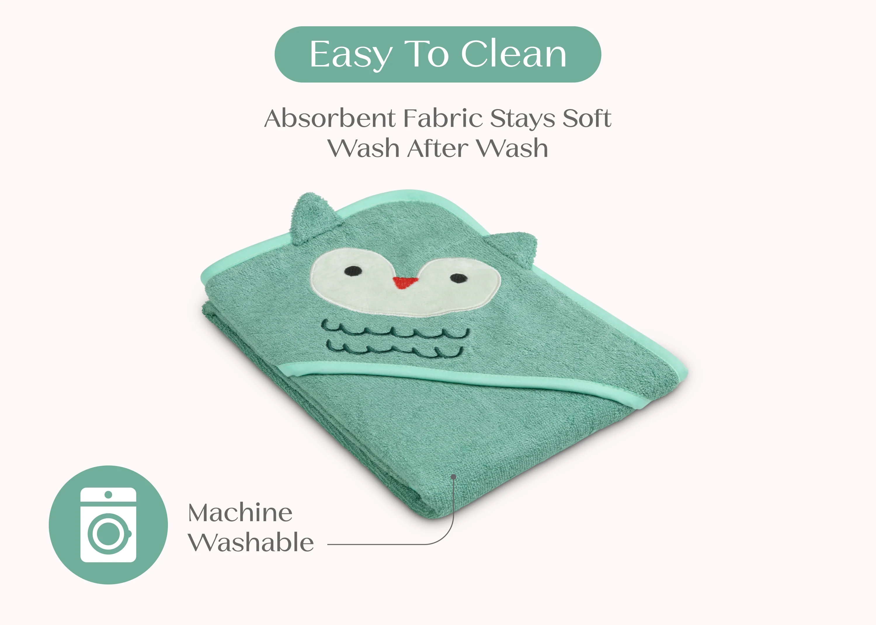 Baby Hooded Bath Towel - Image 26
