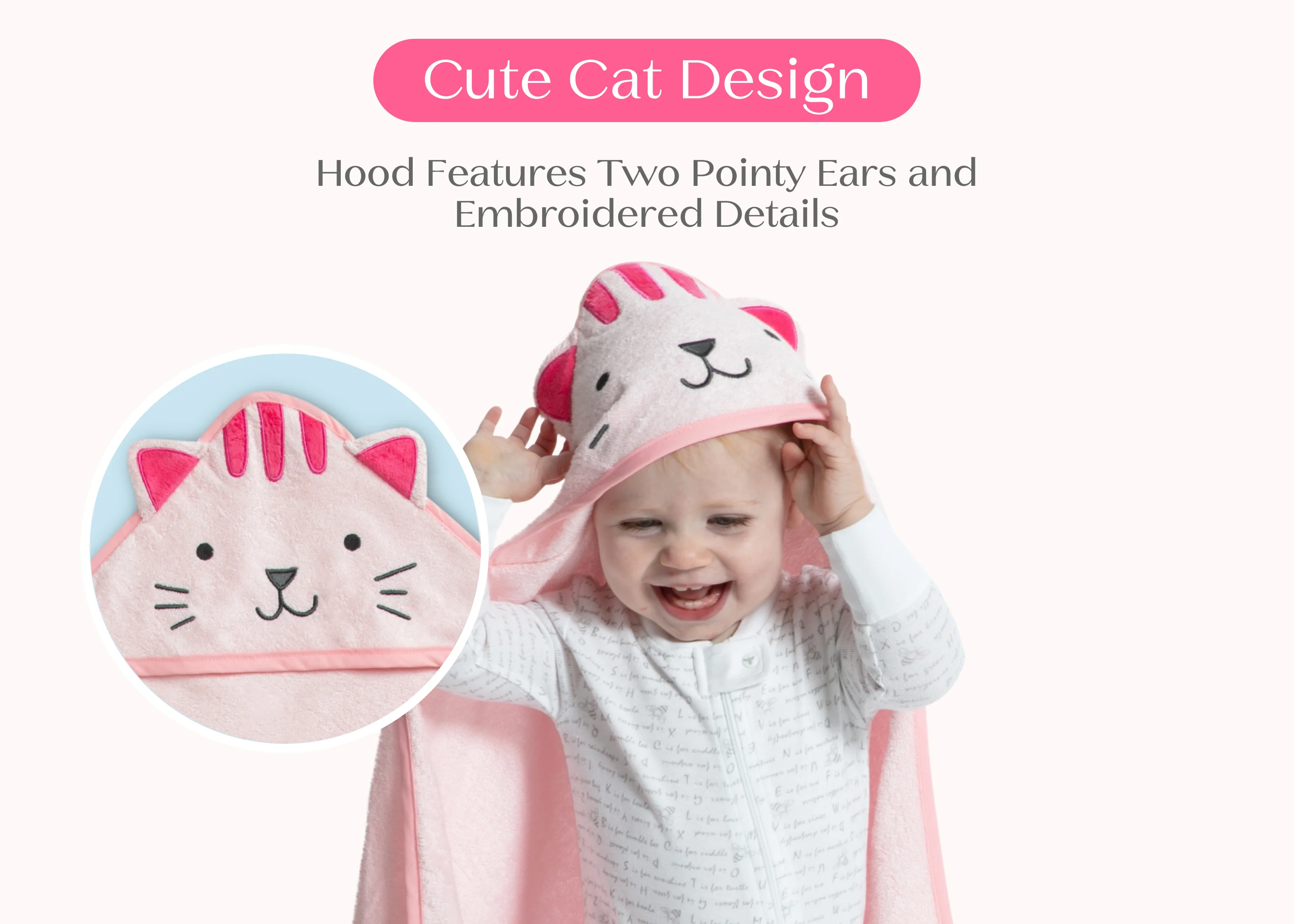 Baby Hooded Bath Towel - Image 36