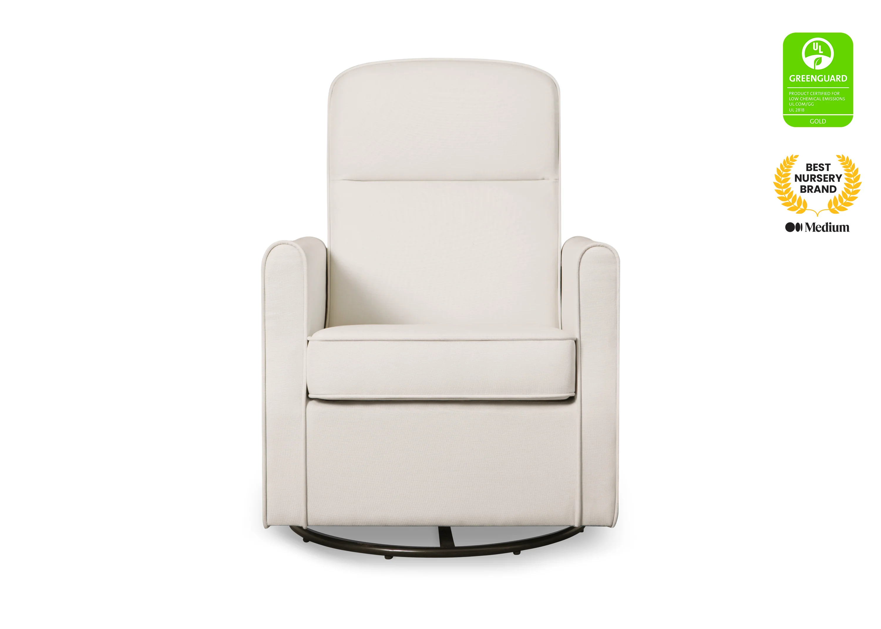 Blair Slim Nursery Glider Swivel Rocker Chair - Image 16