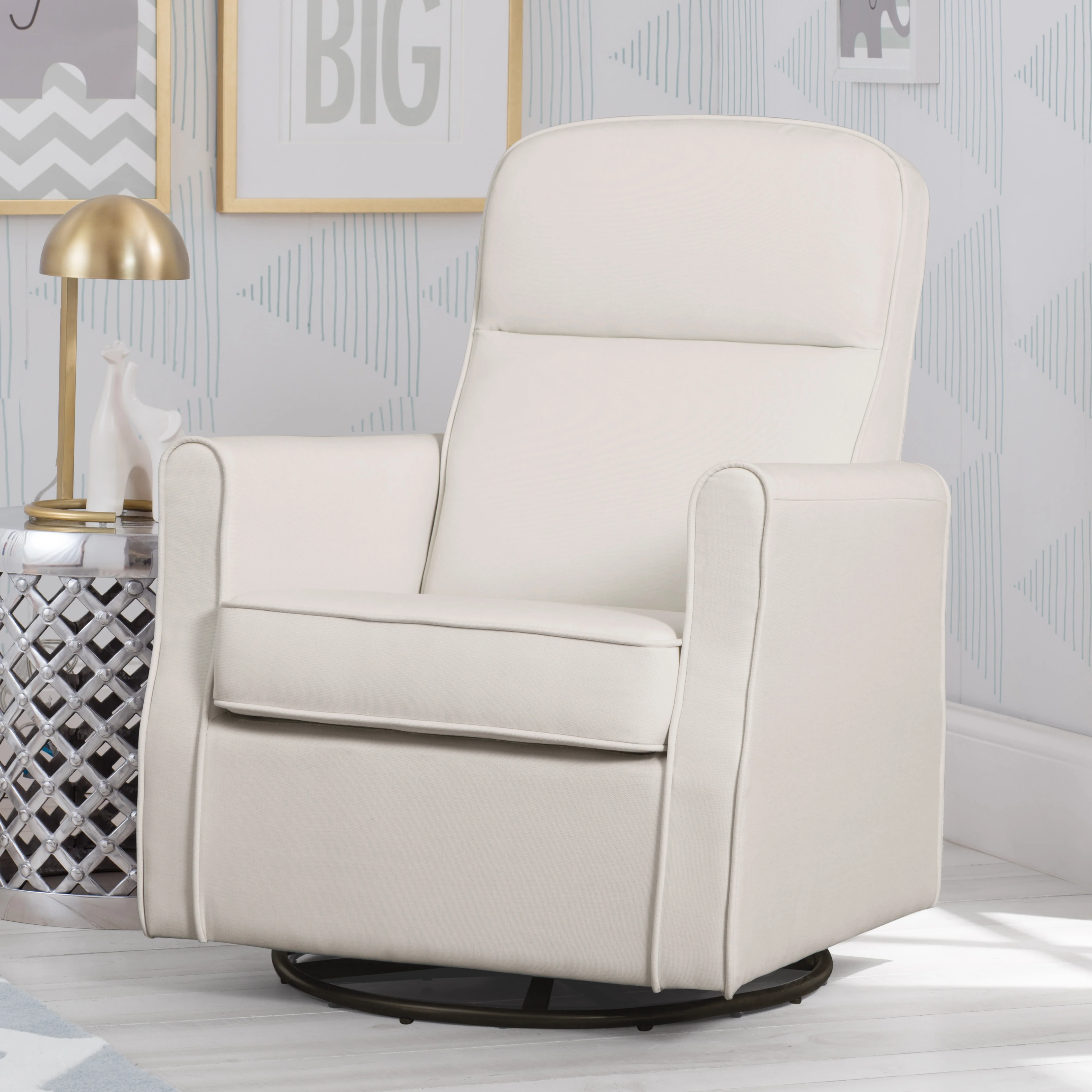 Blair Slim Nursery Glider Swivel Rocker Chair - Image 19