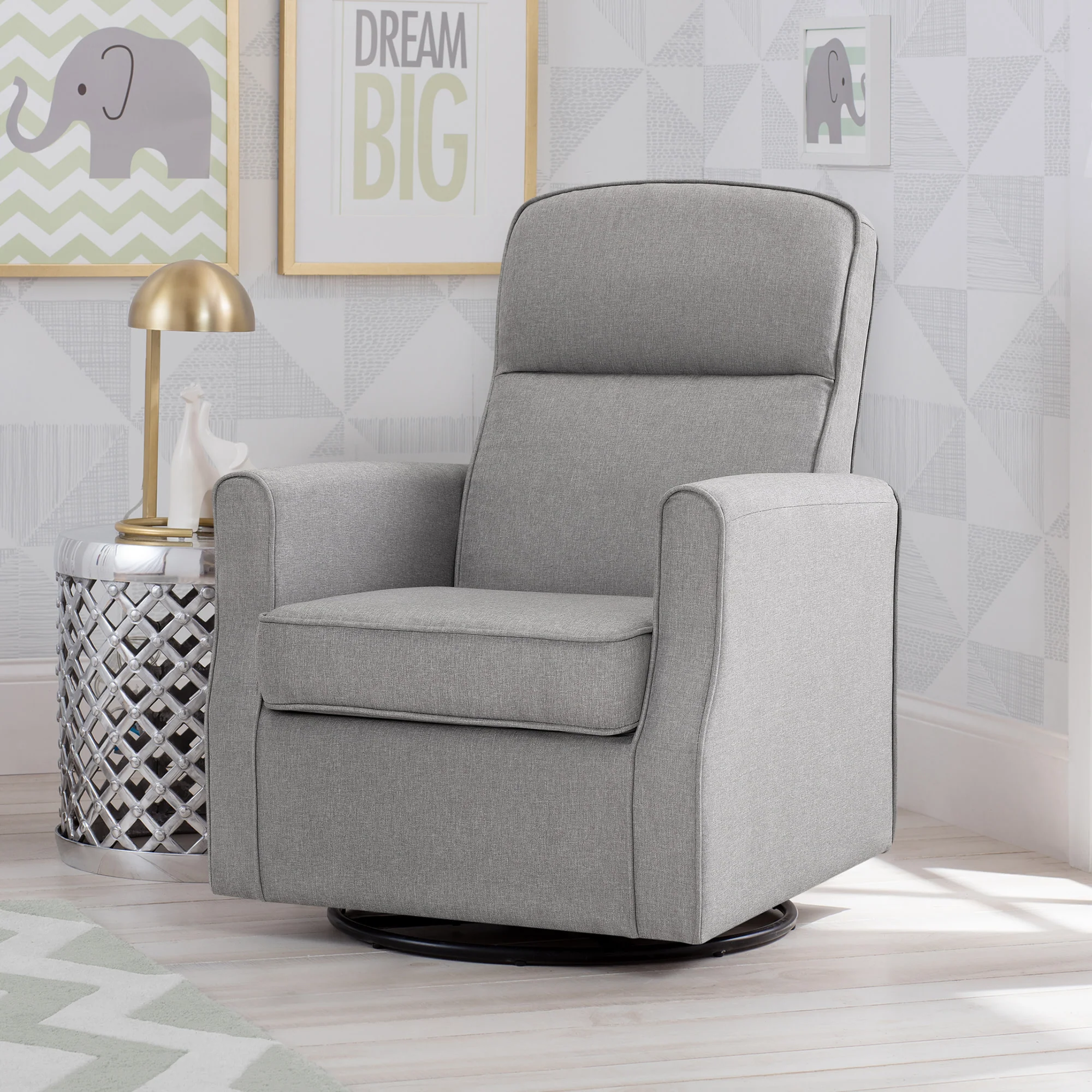Blair Slim Nursery Glider Swivel Rocker Chair - Image 26