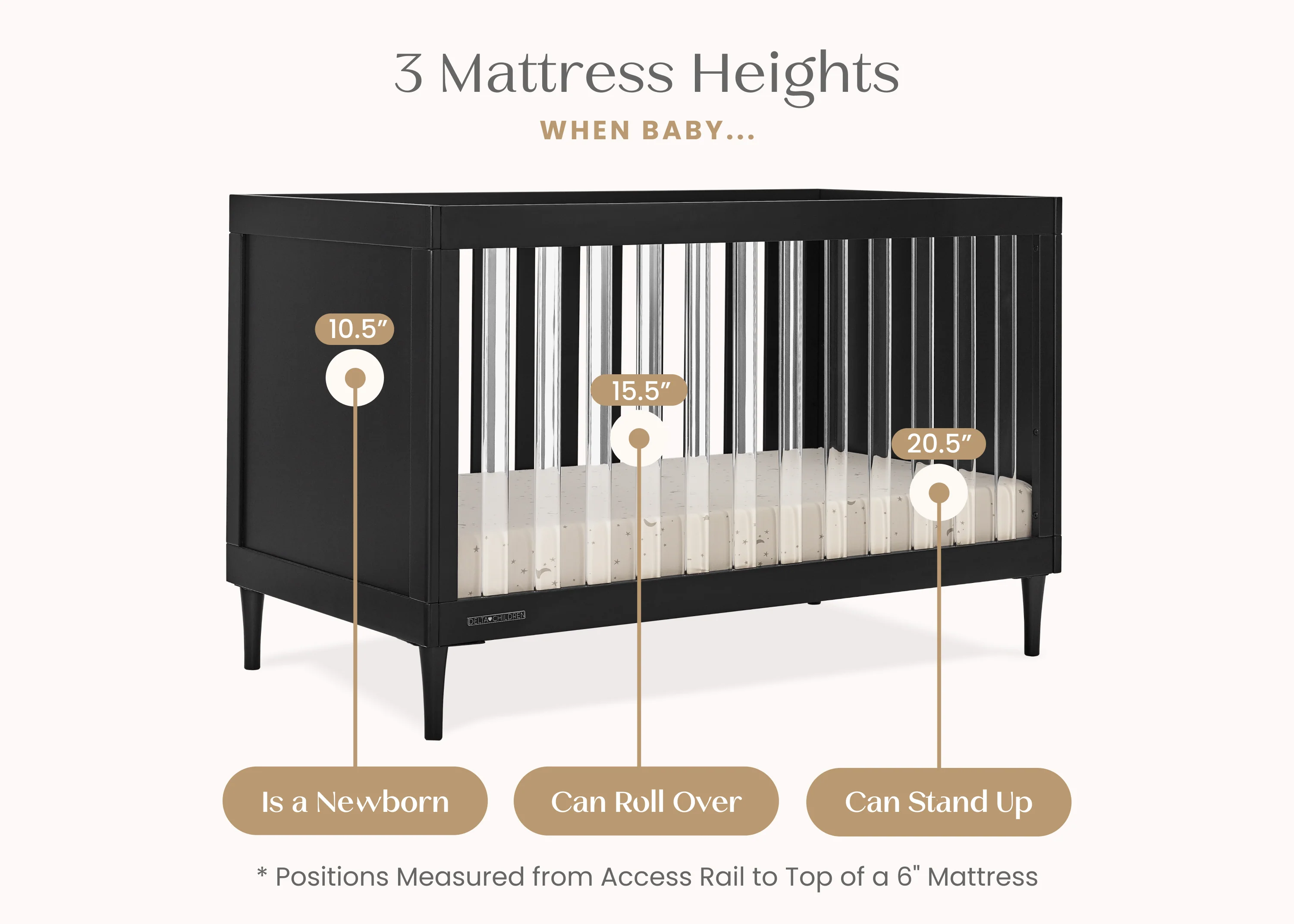 Bowie 4-in-1 Convertible Crib - Image 23