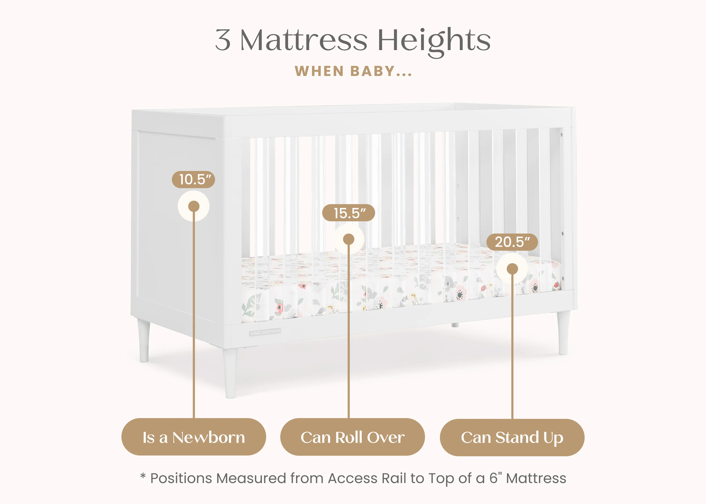 Bowie 4-in-1 Convertible Crib - Image 5