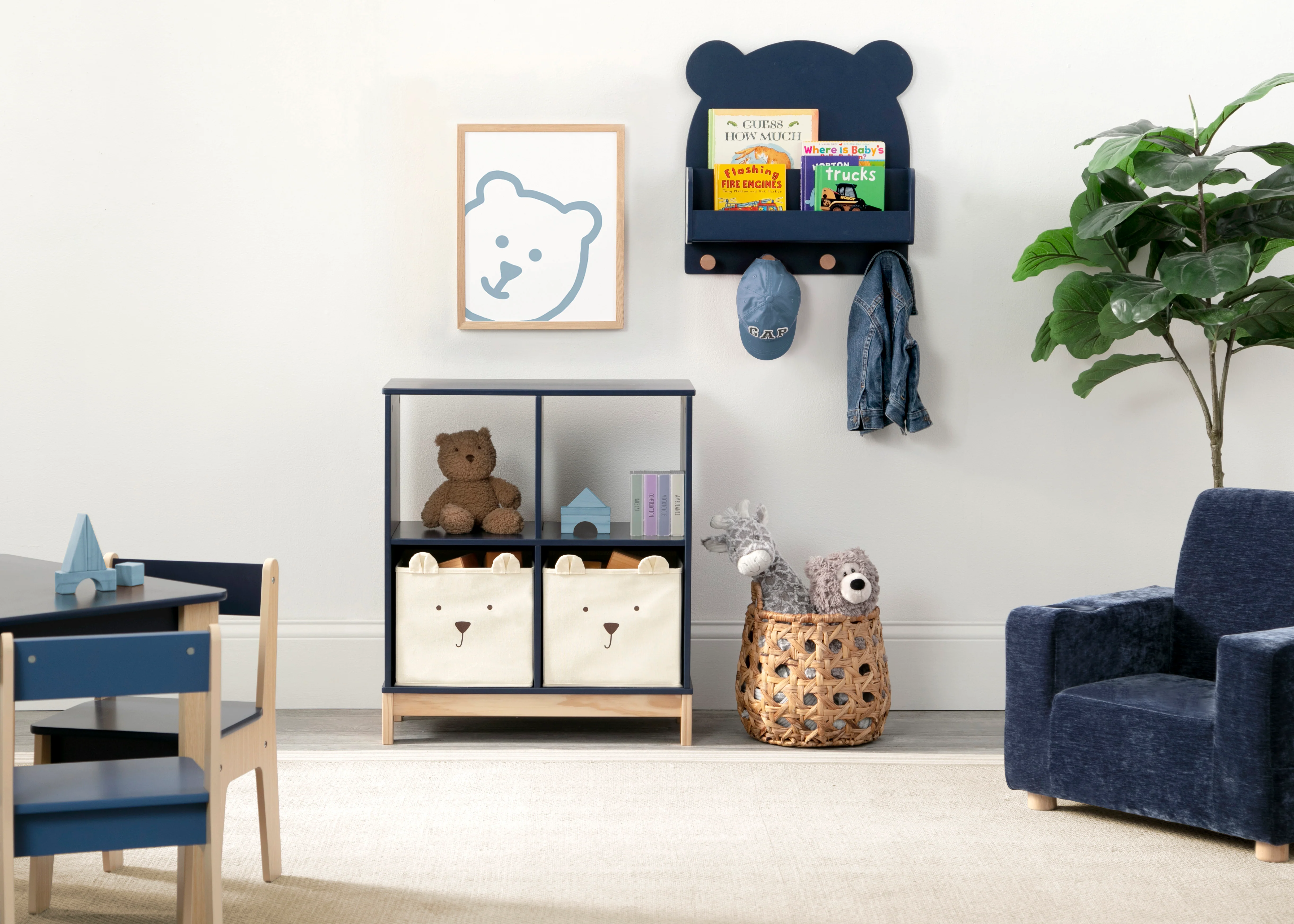 Brannan Bear Wall Shelf with 4 Hooks - Image 13