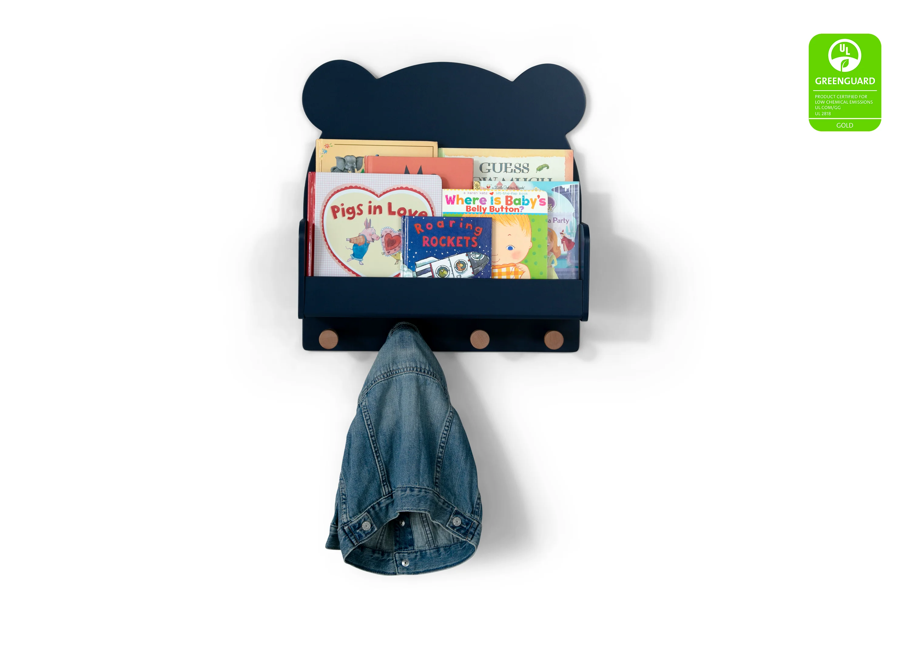 Brannan Bear Wall Shelf with 4 Hooks - Image 14