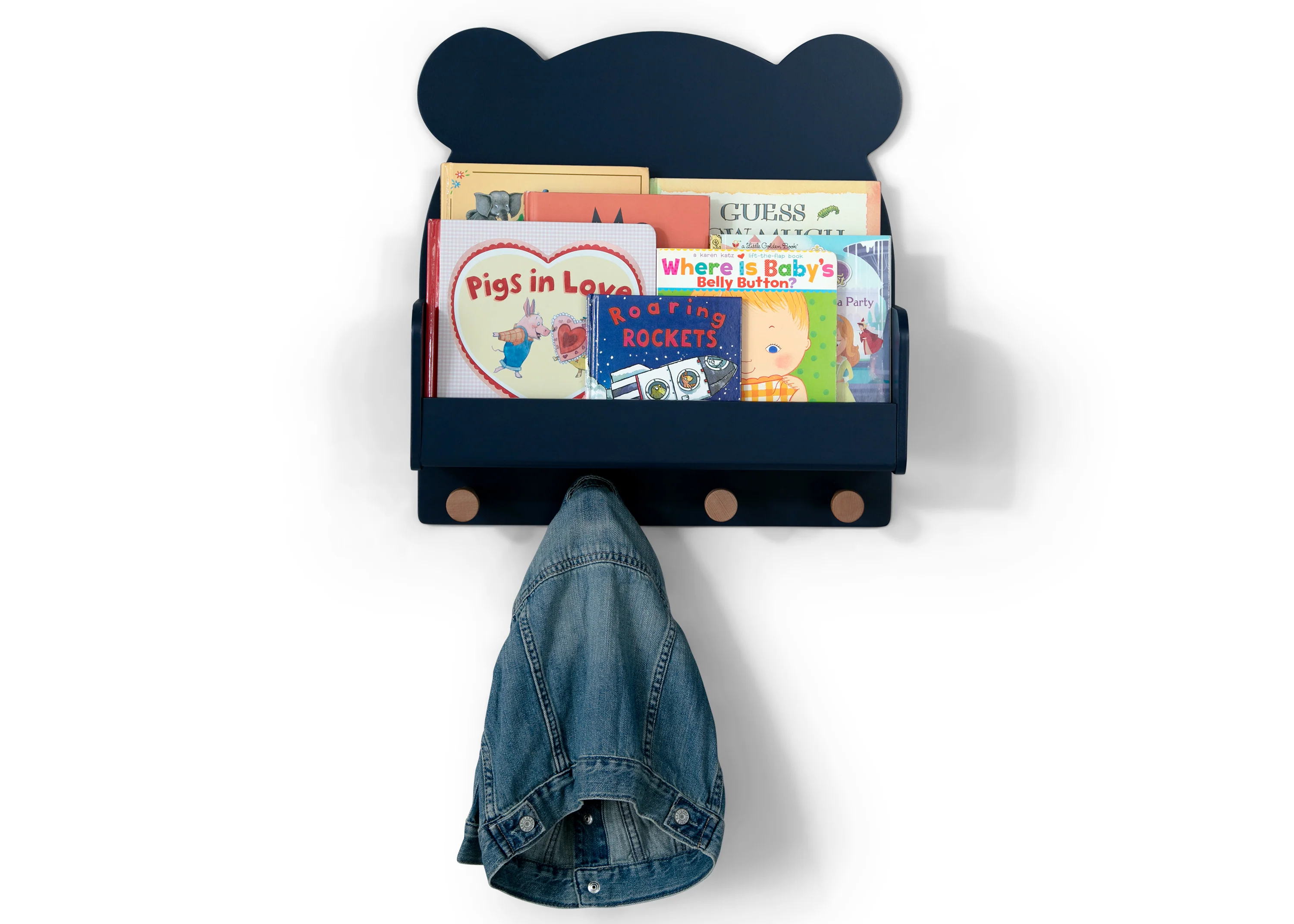 Brannan Bear Wall Shelf with 4 Hooks - Image 19