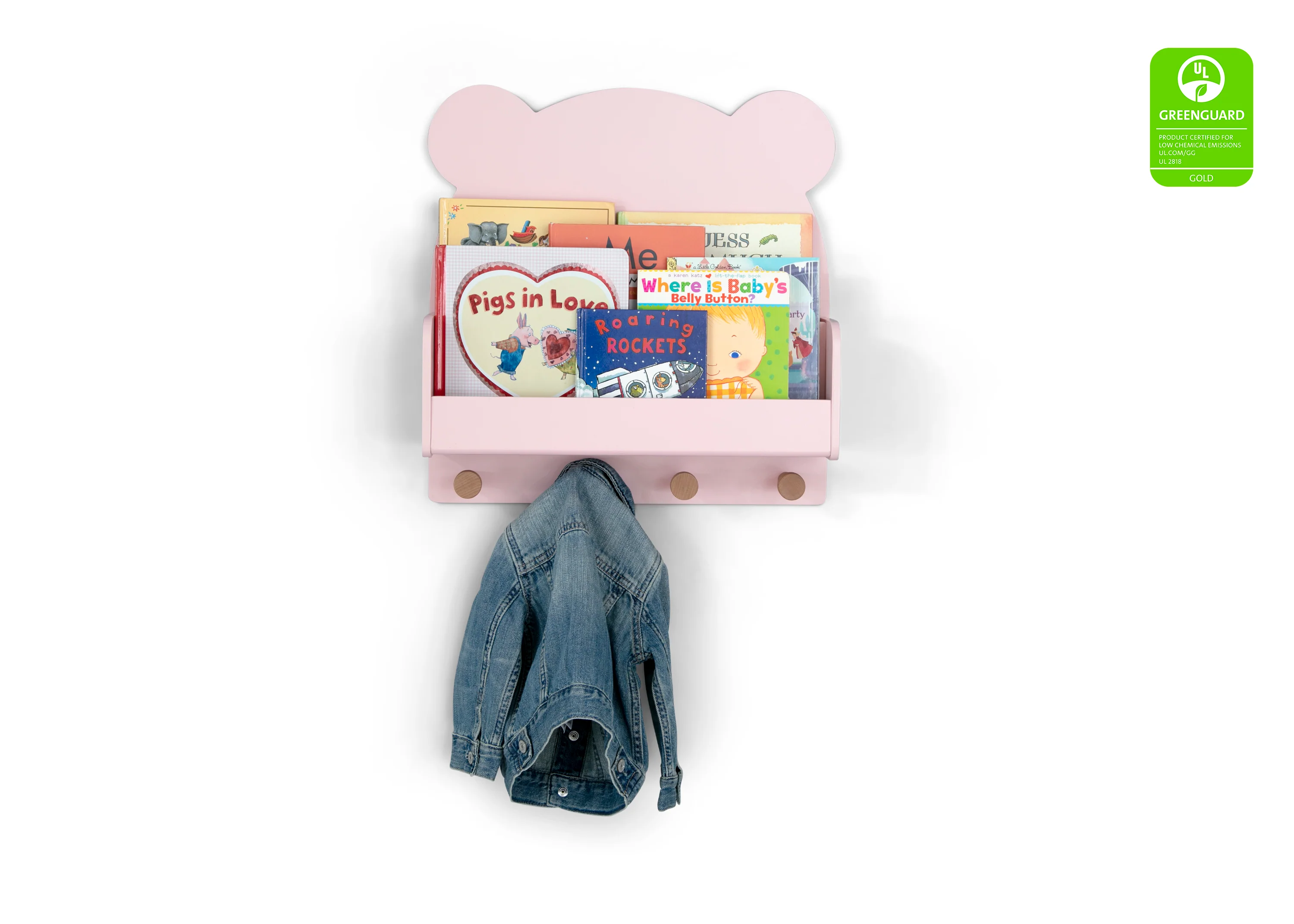 Brannan Bear Wall Shelf with 4 Hooks - Image 25