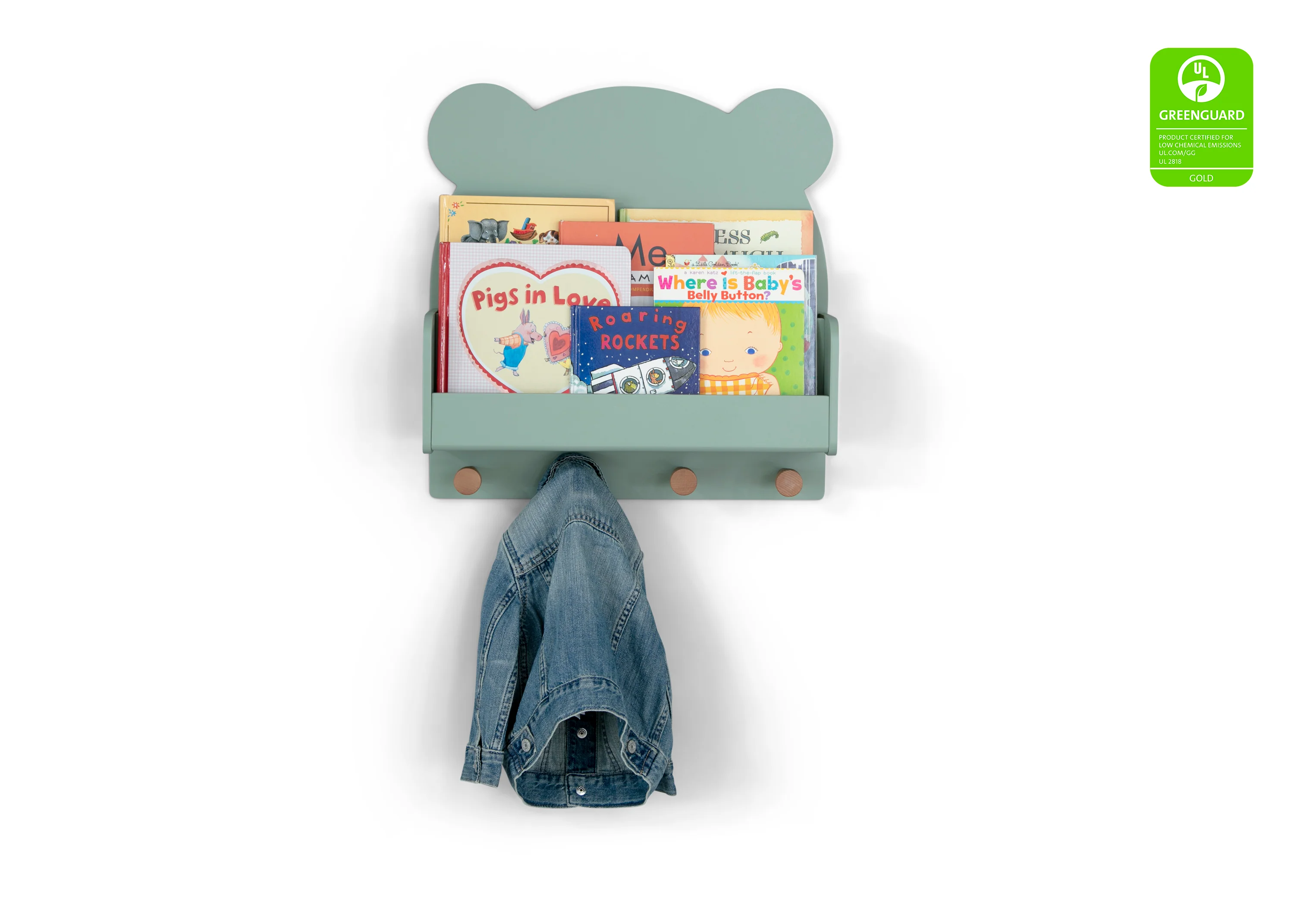 Brannan Bear Wall Shelf with 4 Hooks - Image 36