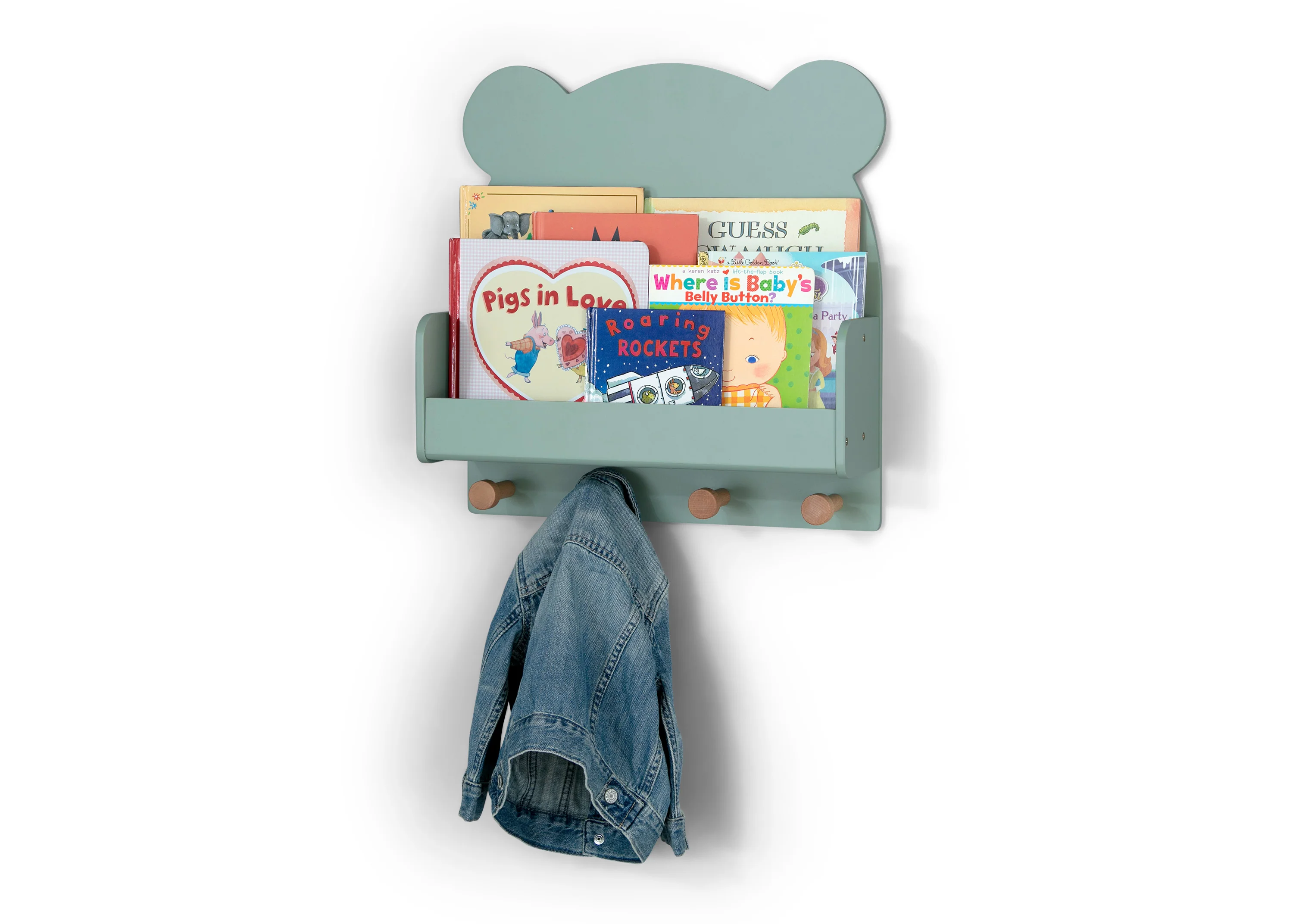 Brannan Bear Wall Shelf with 4 Hooks - Image 40