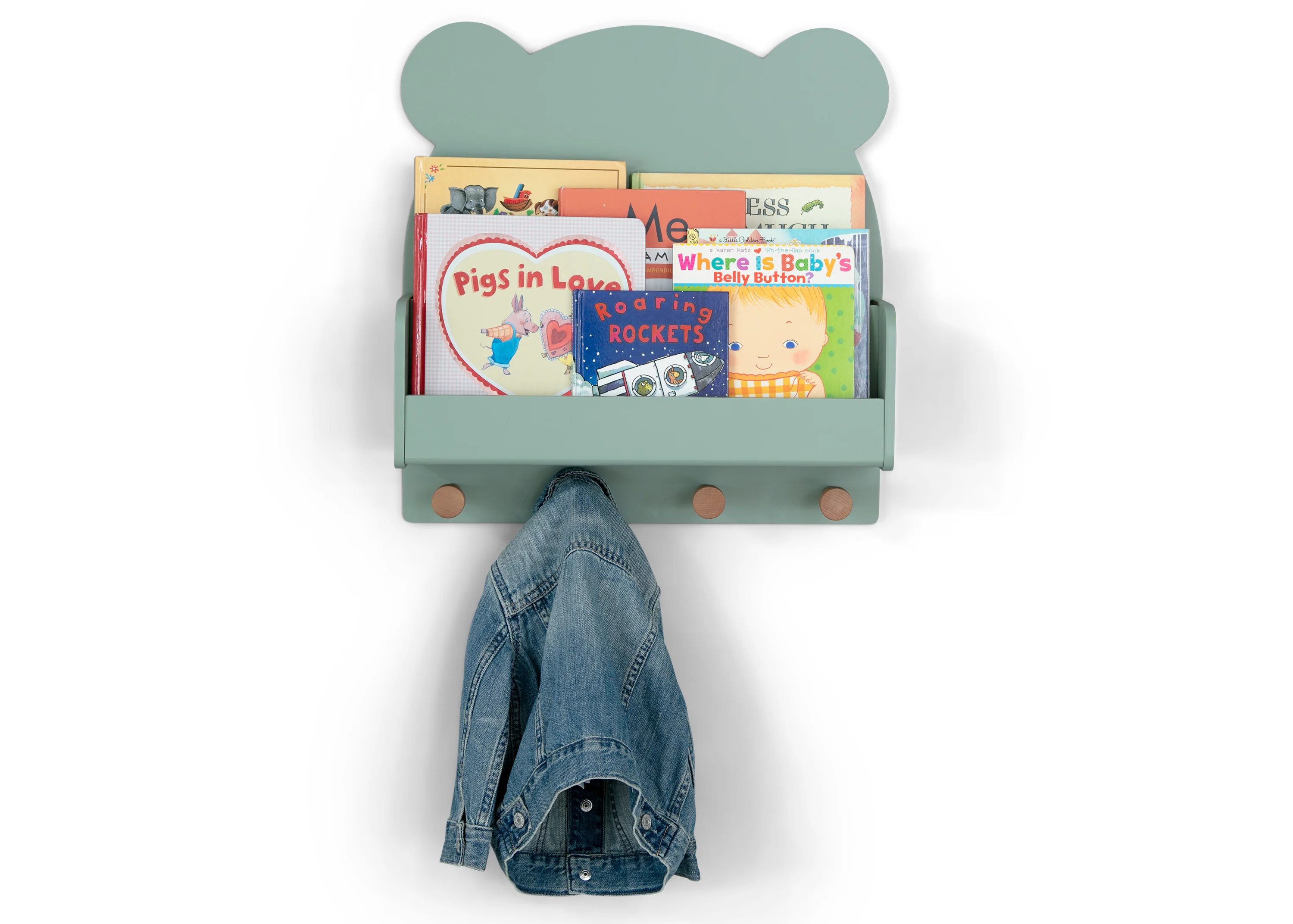 Brannan Bear Wall Shelf with 4 Hooks - Image 44