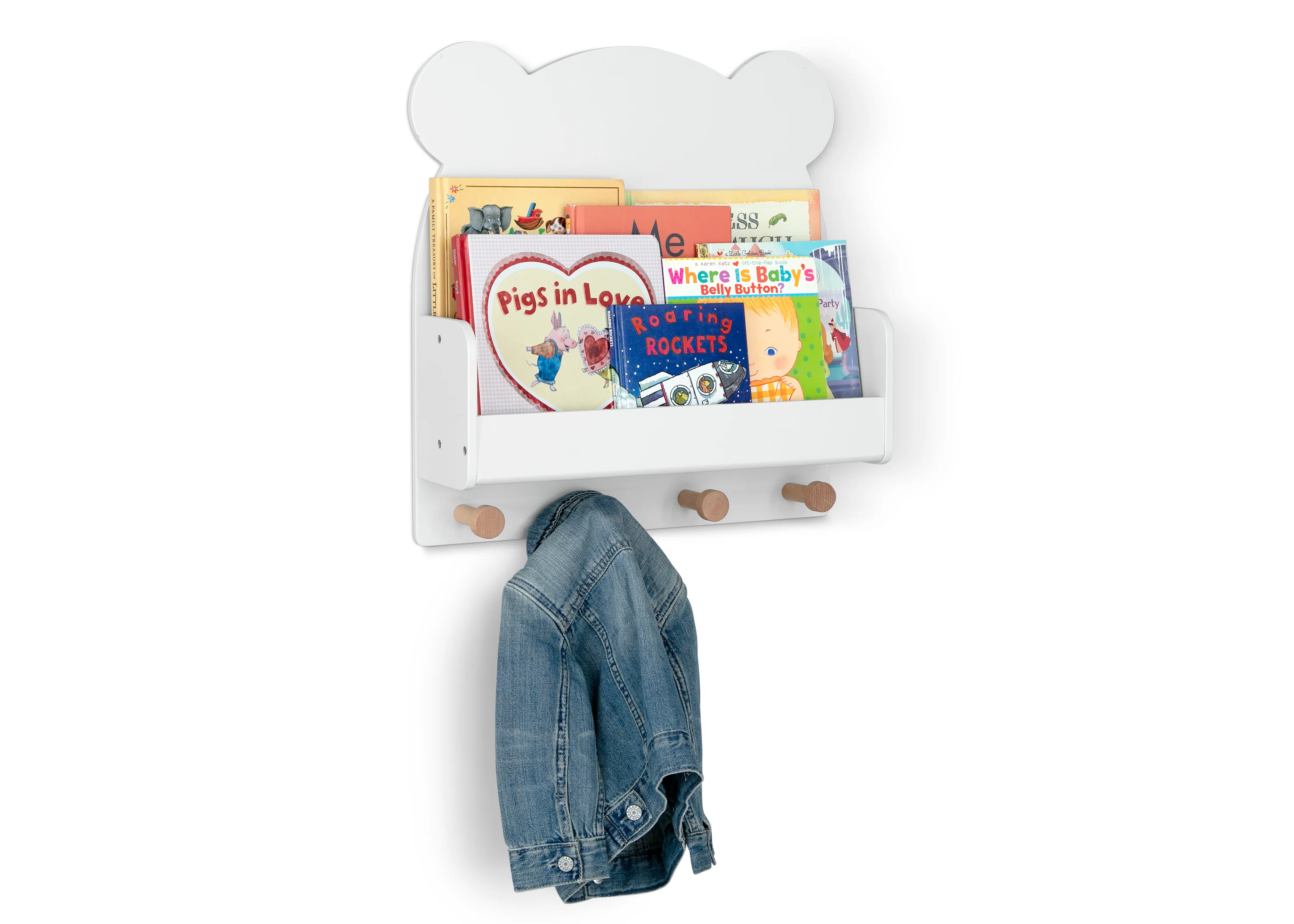 Brannan Bear Wall Shelf with 4 Hooks - Image 8