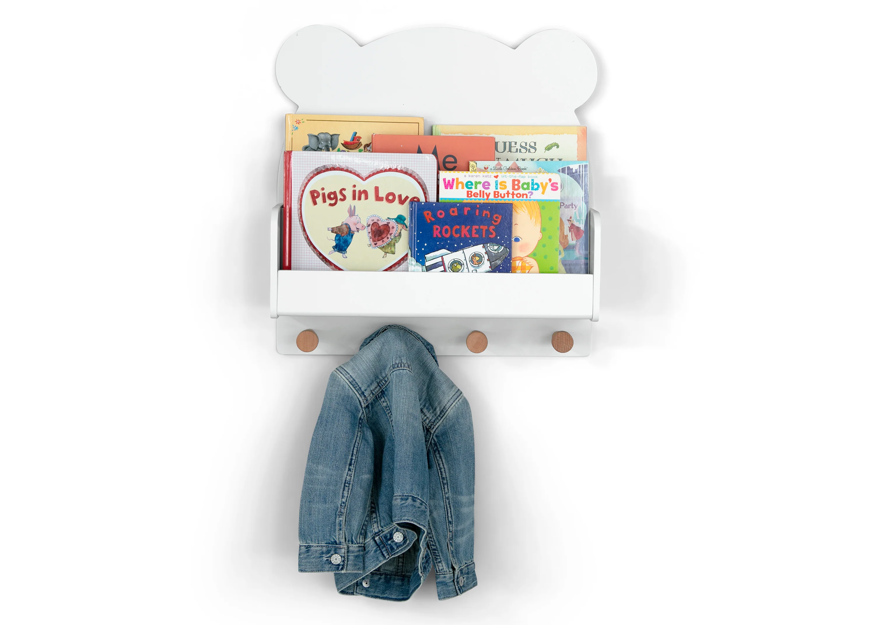 Brannan Bear Wall Shelf with 4 Hooks - Image 9