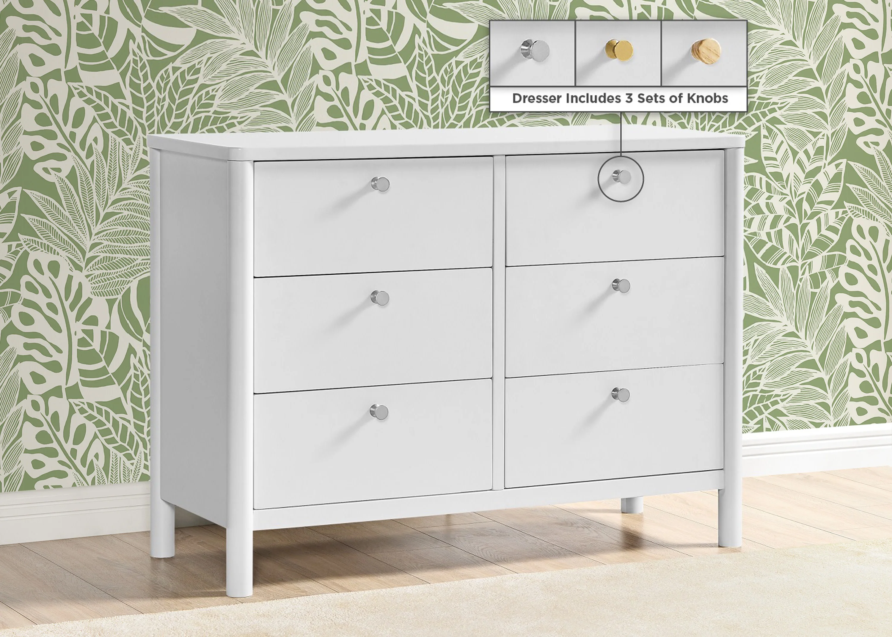Brooks 6 Drawer Dresser with Interlocking Drawers - Image 16