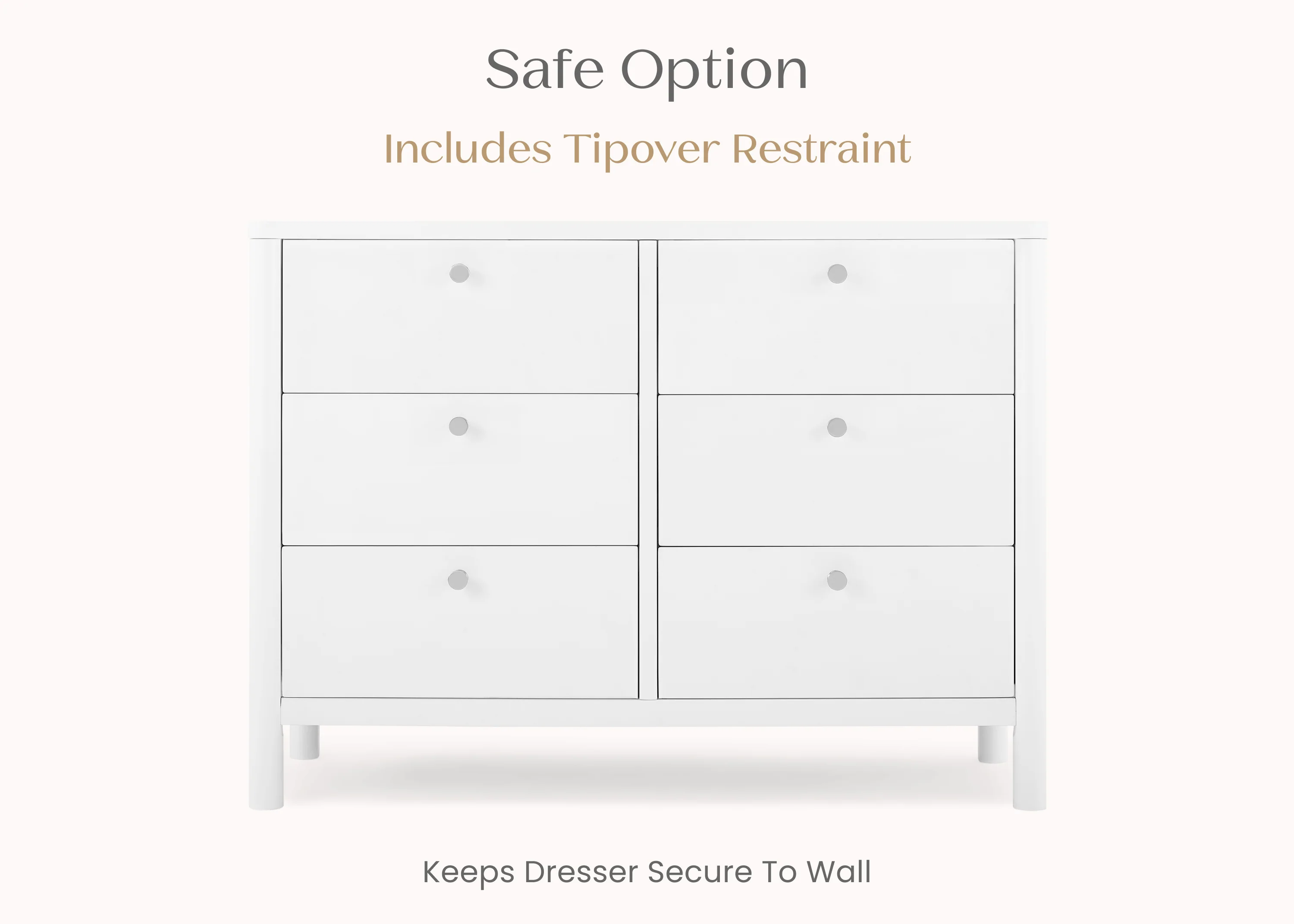 Brooks 6 Drawer Dresser with Interlocking Drawers - Image 23