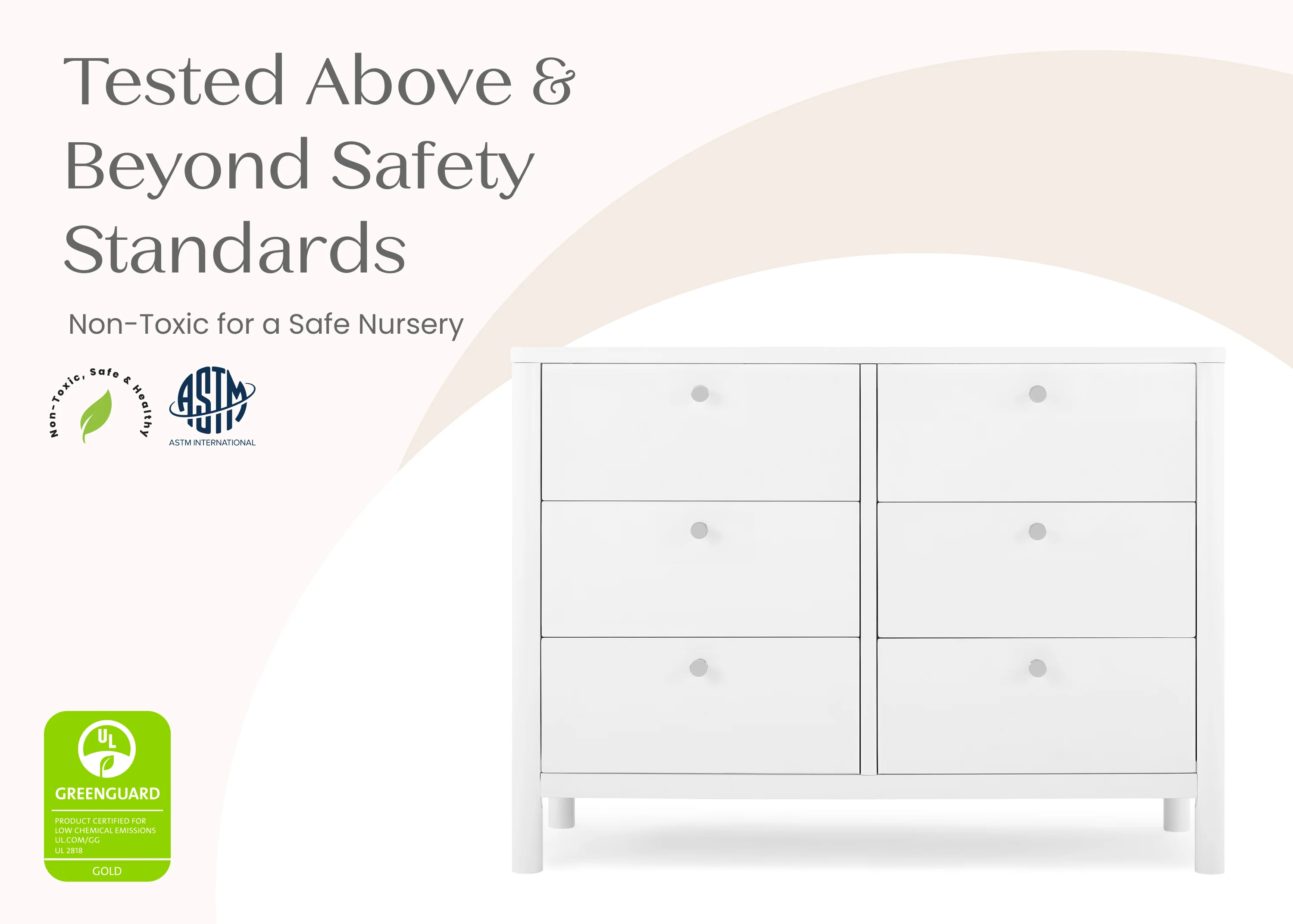 Brooks 6 Drawer Dresser with Interlocking Drawers - Image 24