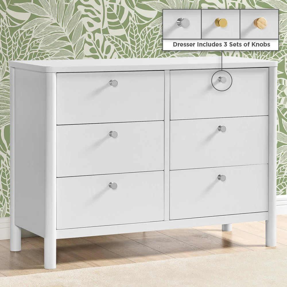 Brooks 6 Drawer Dresser with Interlocking Drawers - Image 30