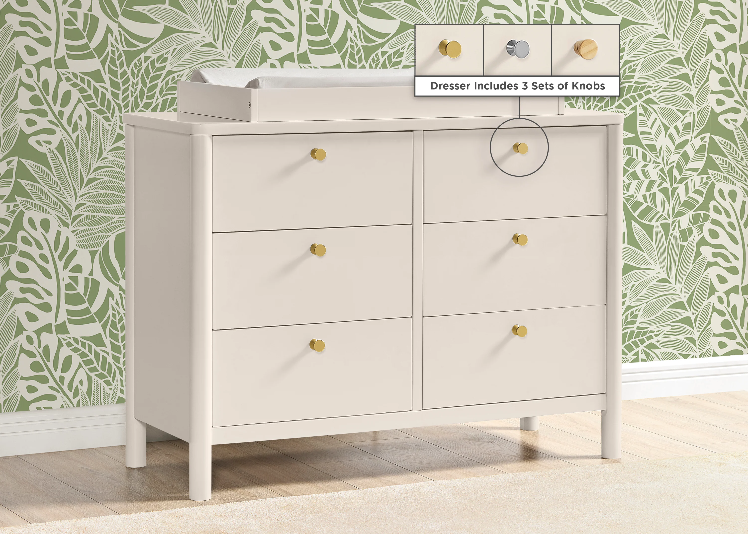 Brooks 6 Drawer Dresser with Interlocking Drawers - Image 33