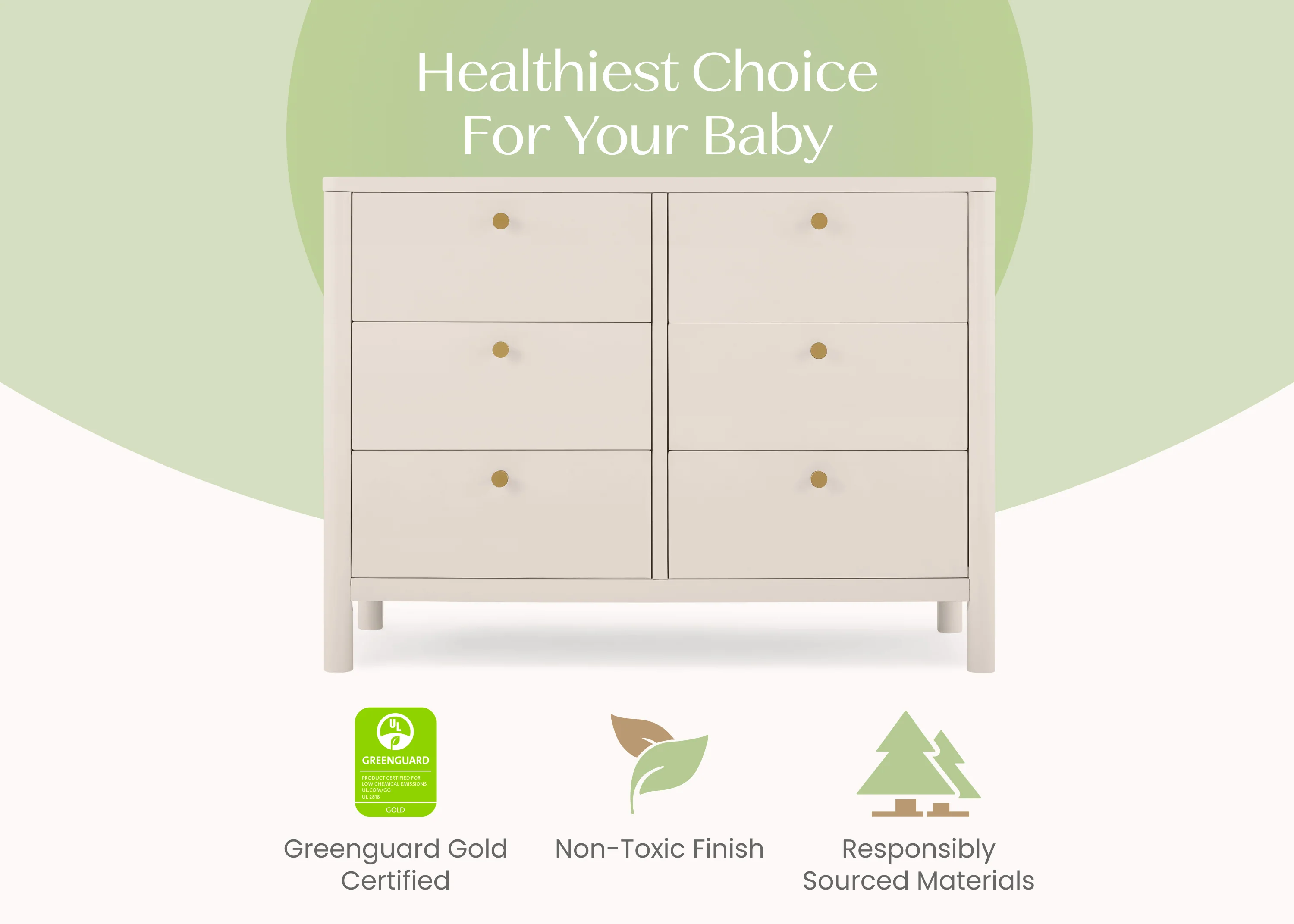 Brooks 6 Drawer Dresser with Interlocking Drawers - Image 35