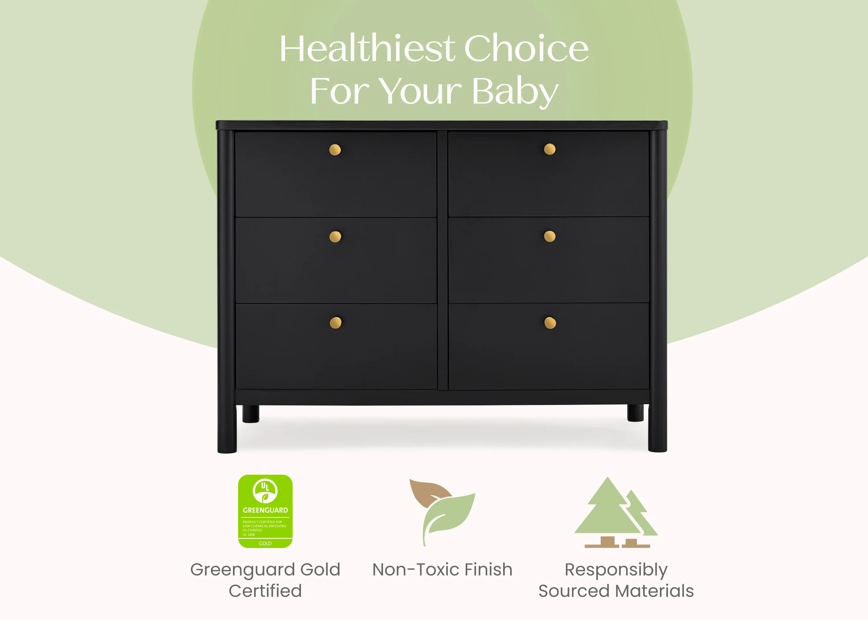 Brooks 6 Drawer Dresser with Interlocking Drawers - Image 4