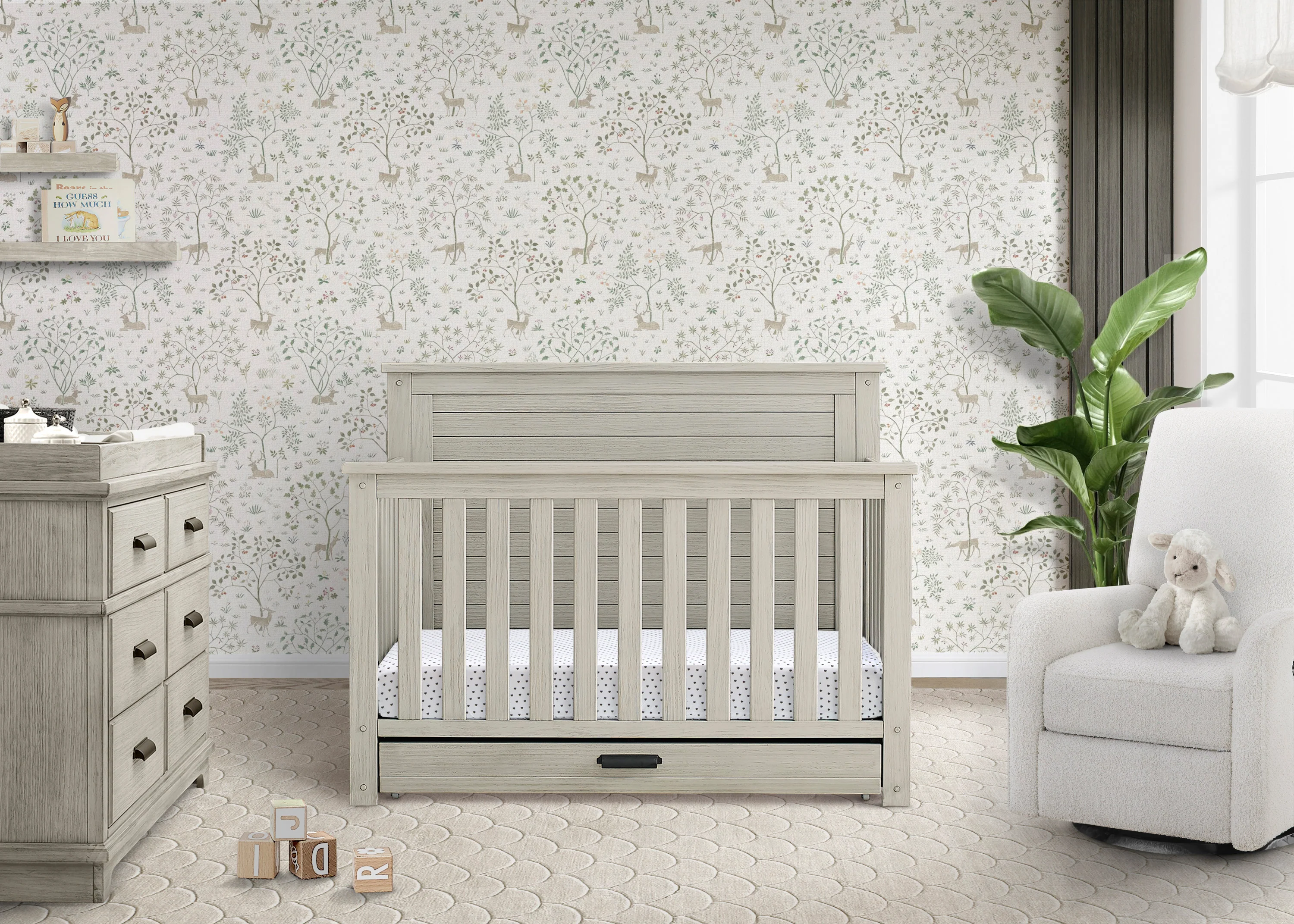 Caden 6-in-1 Convertible Crib with Trundle Drawer - Image 19