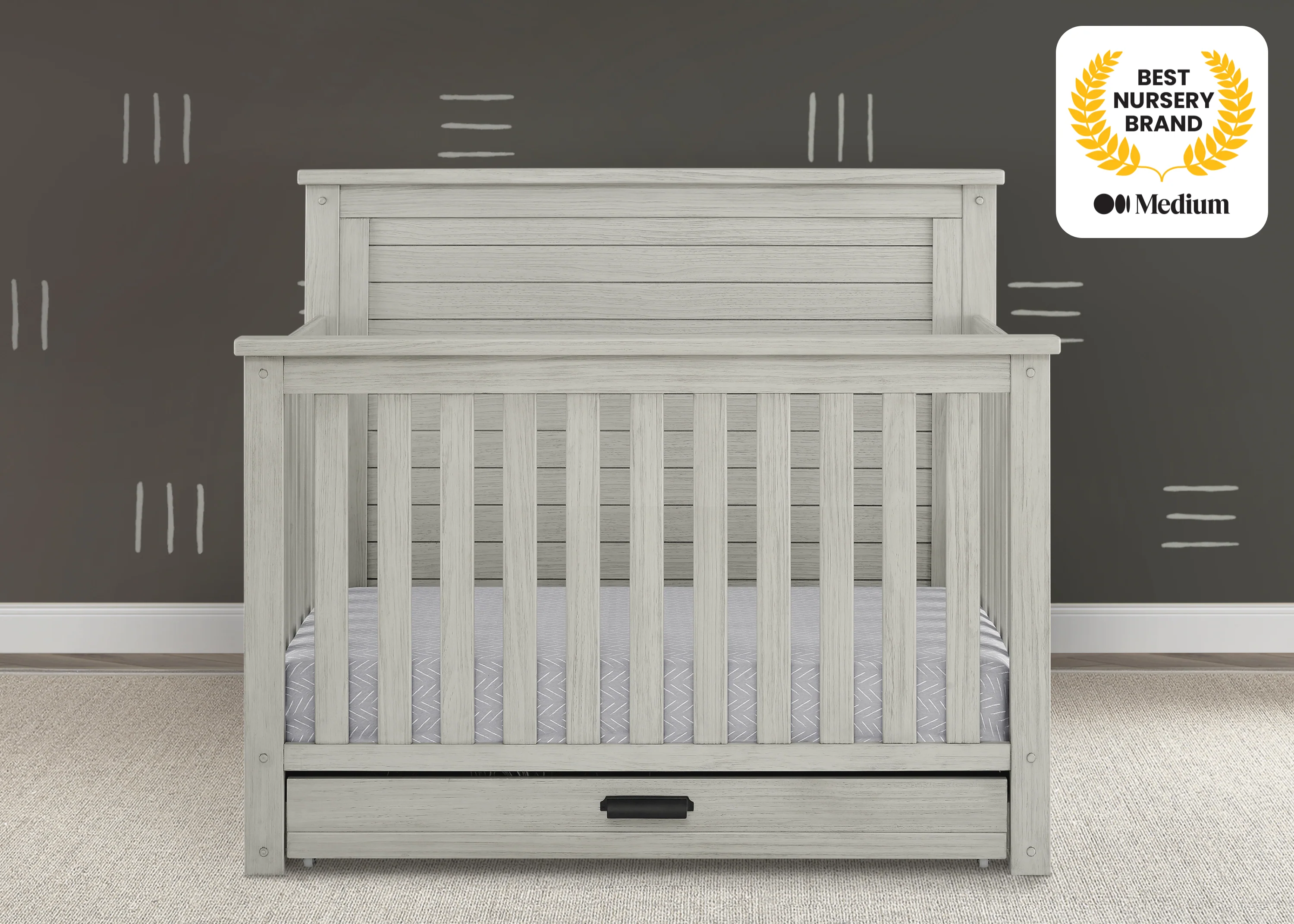 Caden 6-in-1 Convertible Crib with Trundle Drawer - Image 20