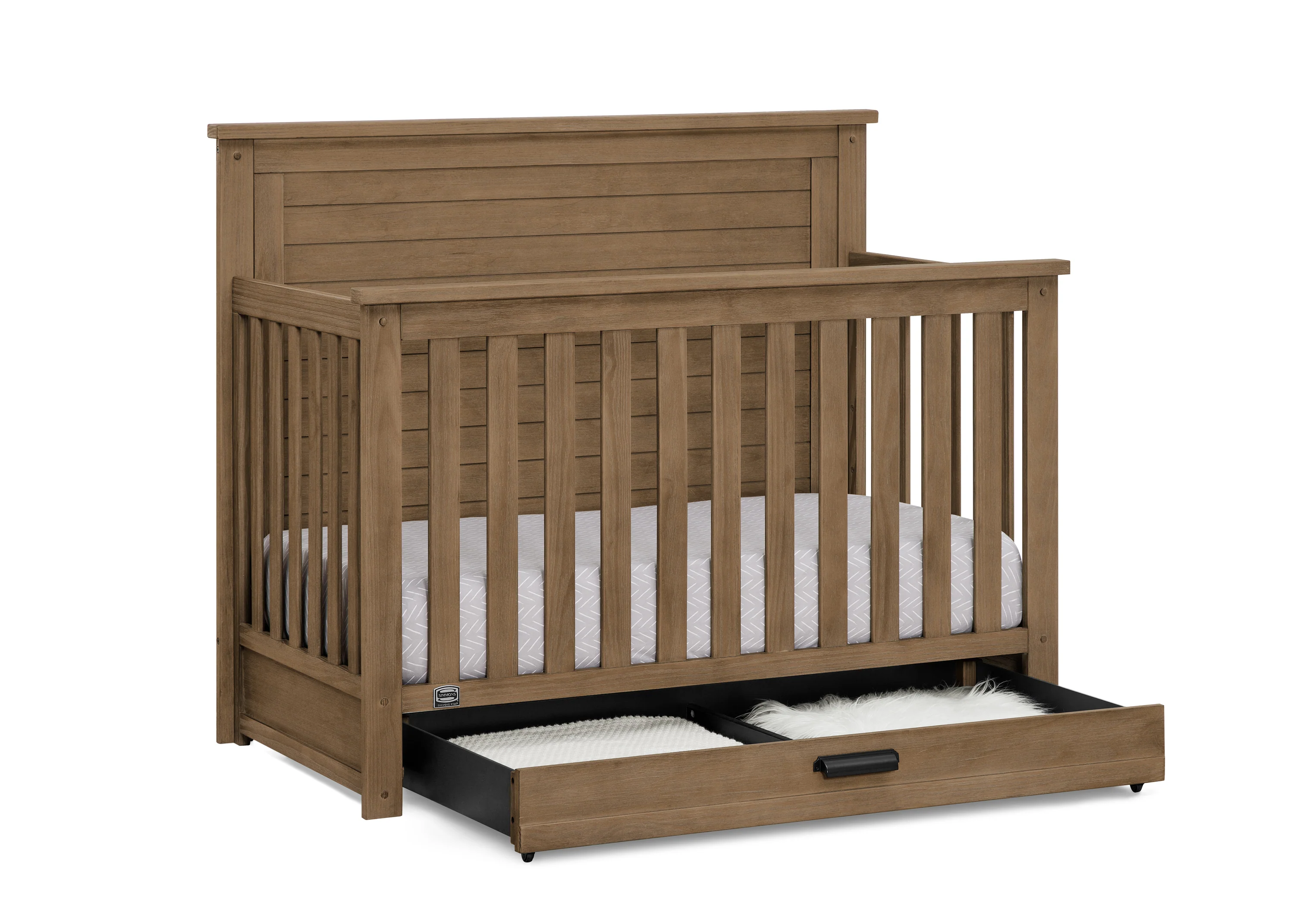 Caden 6-in-1 Convertible Crib with Trundle Drawer - Image 55