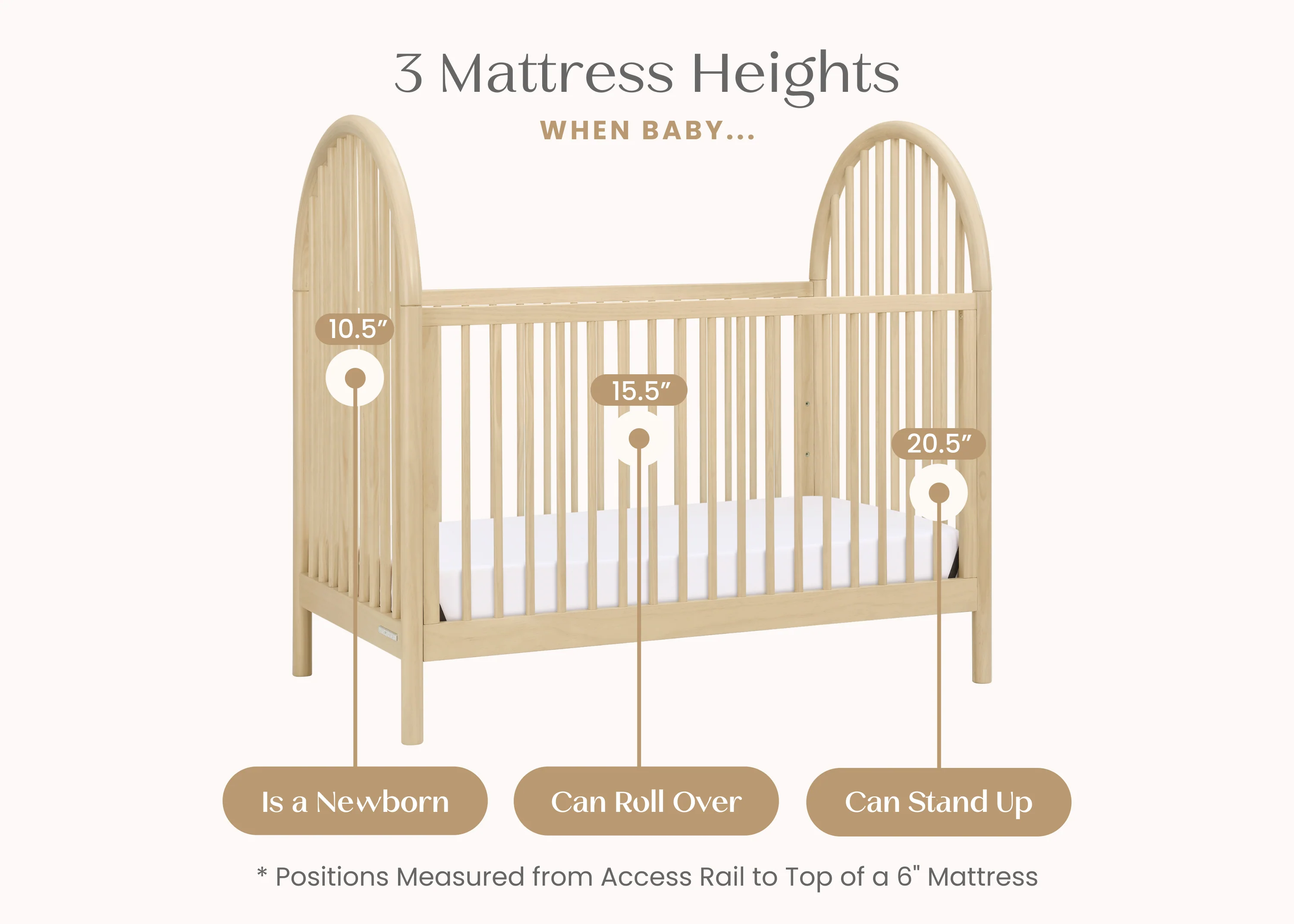 Cannon 4-in-1 Convertible Crib - Image 4