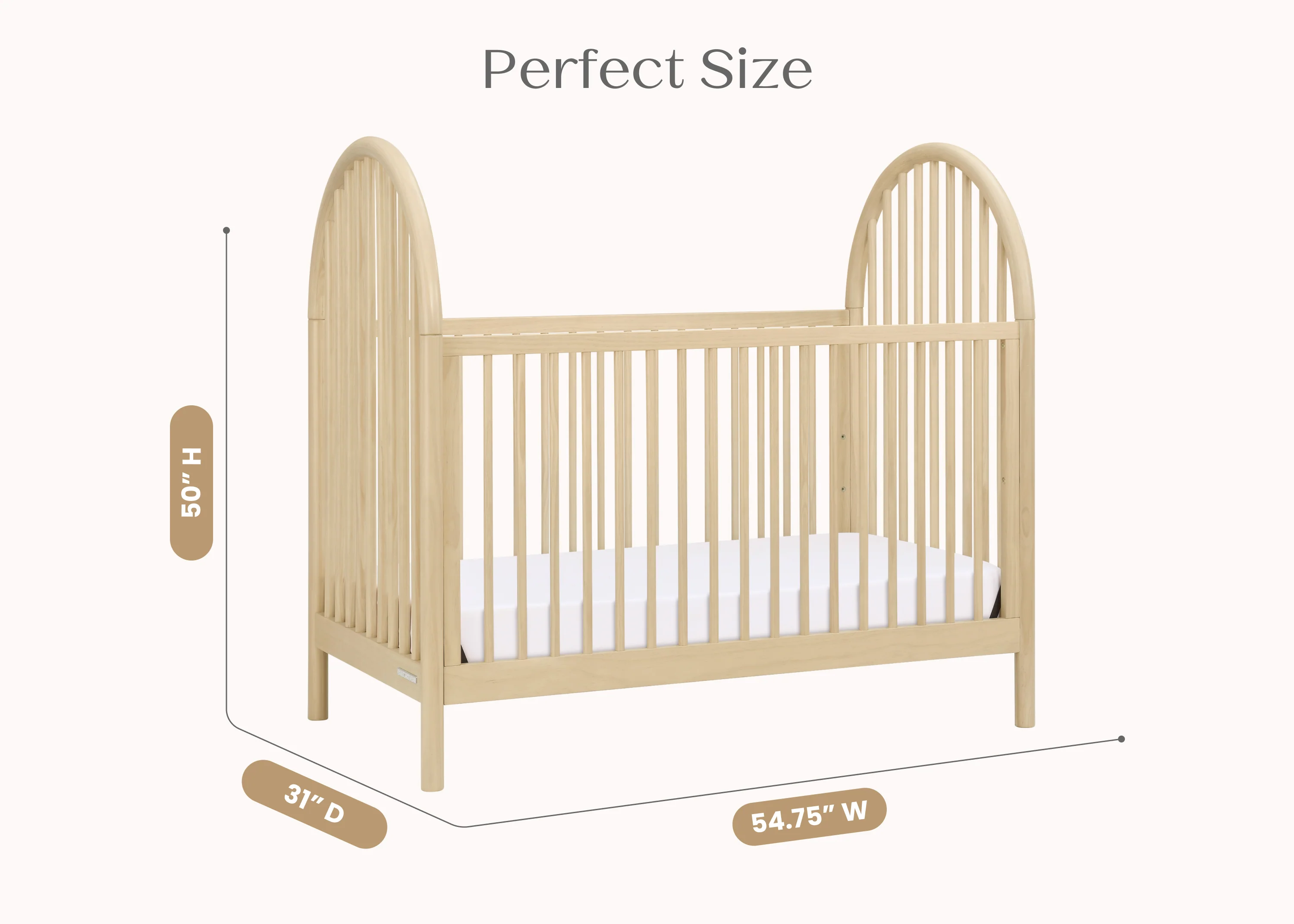 Cannon 4-in-1 Convertible Crib - Image 6