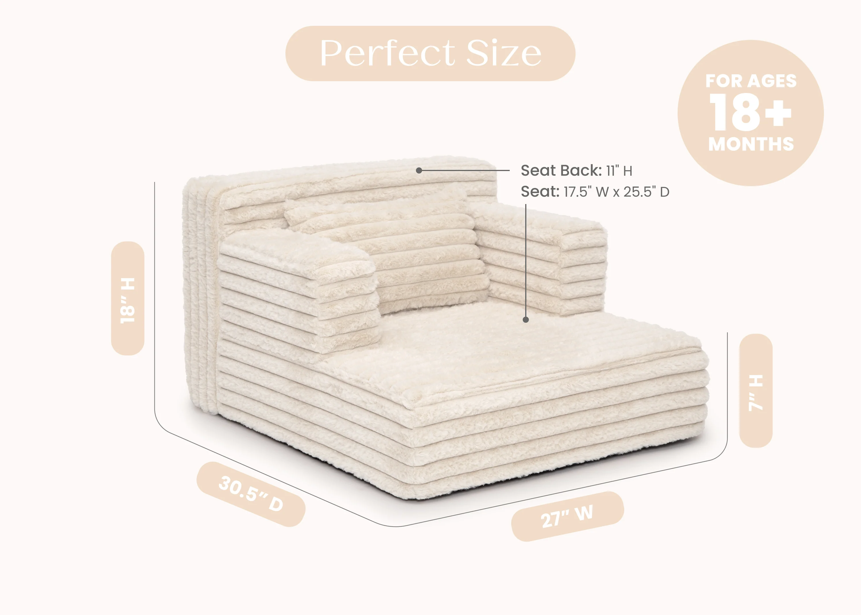 Cozee Chaise Bedtime Lounger Chair - Image 14