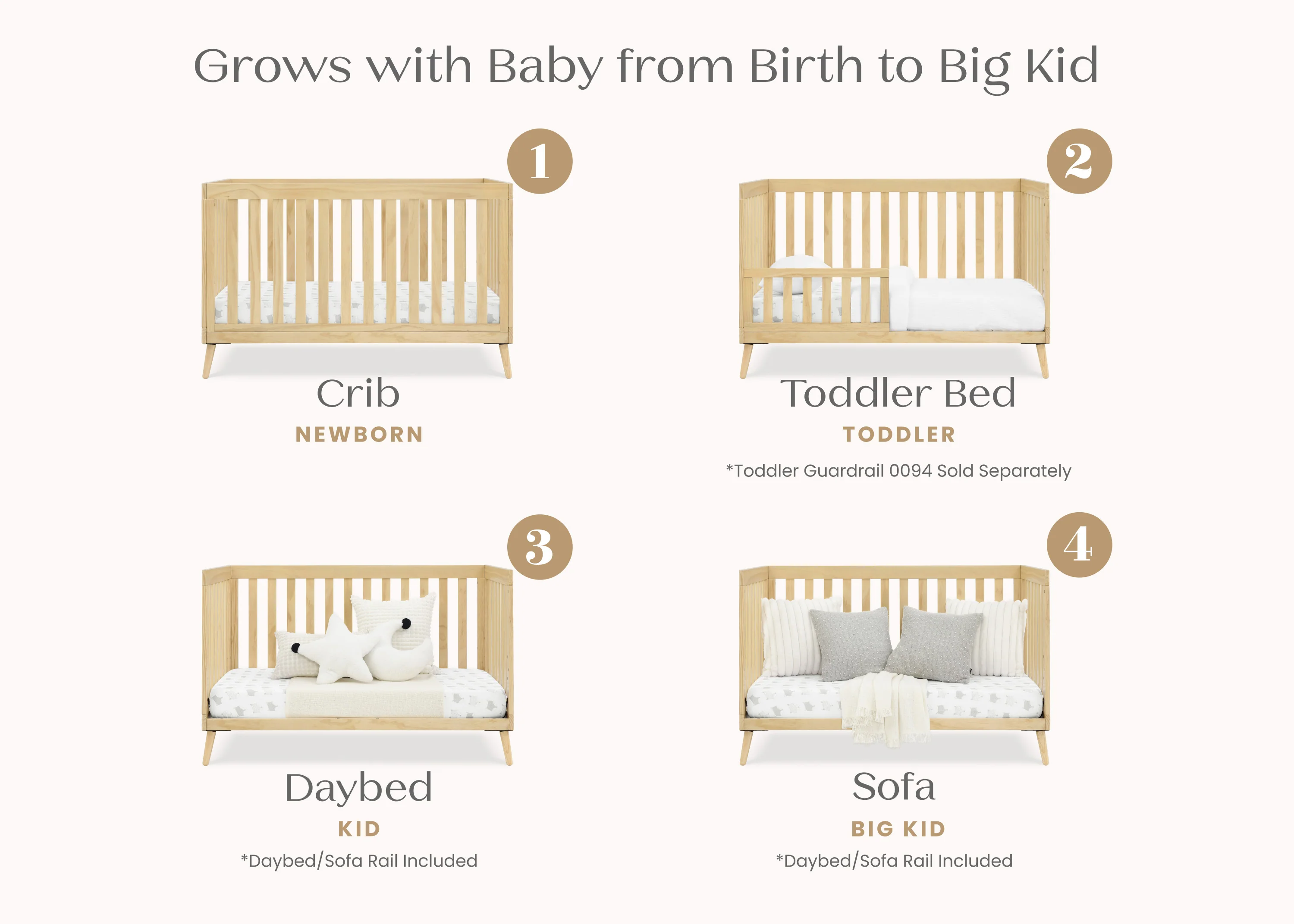 Essex 4-in-1 Convertible Crib - Image 35