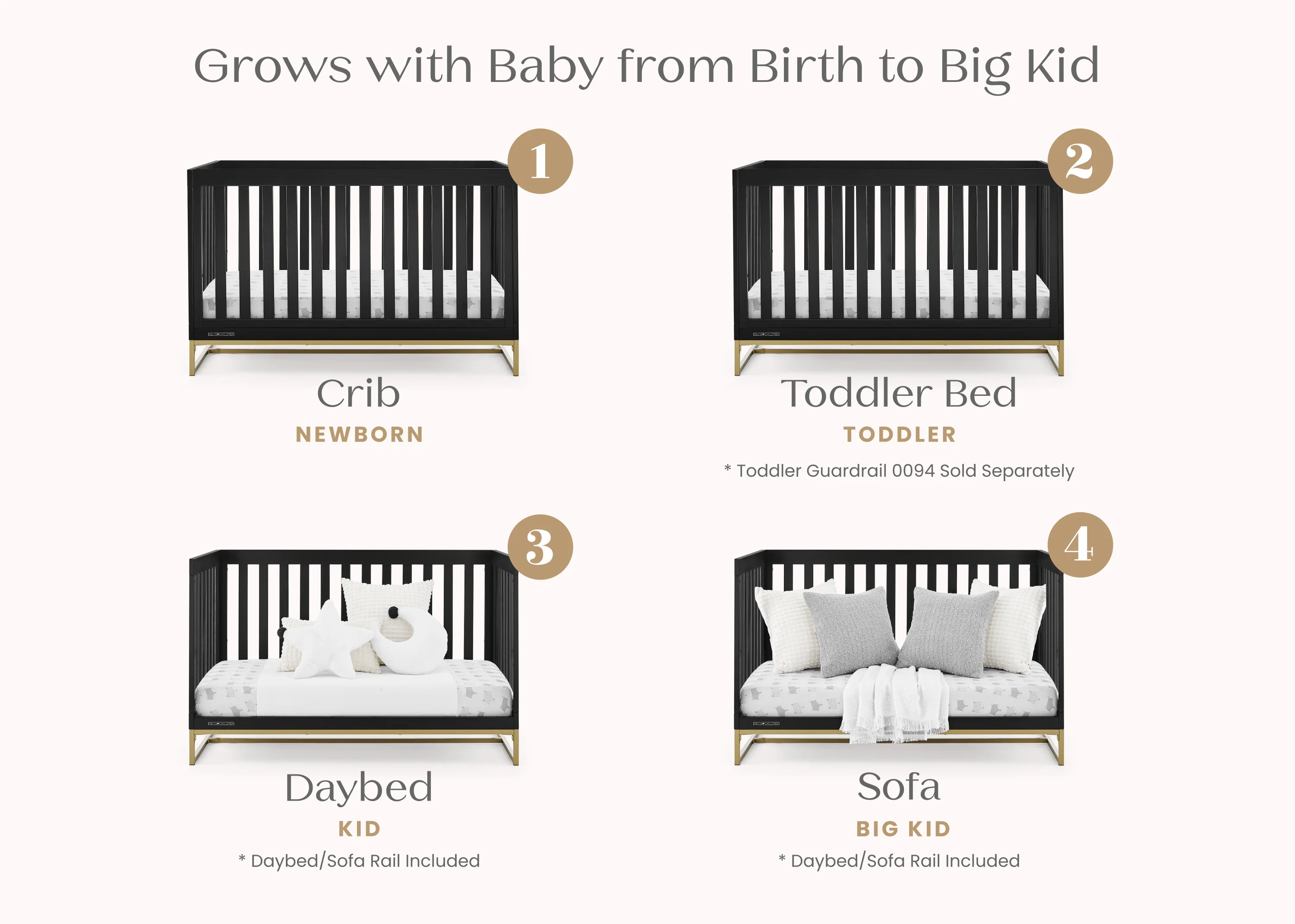 Jade 4-in-1 Convertible Crib - Image 19