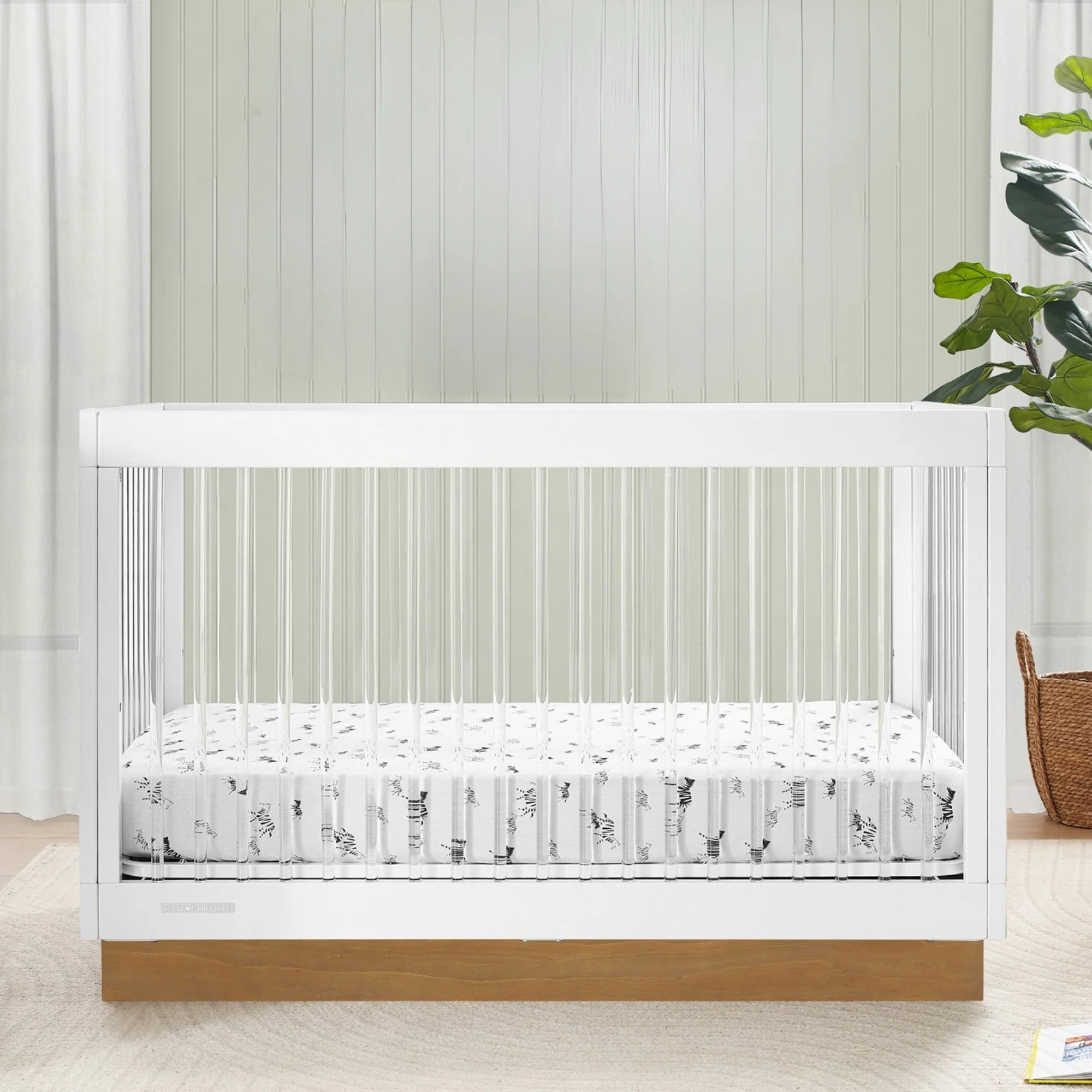 James Acrylic 4-in-1 Convertible Crib - Image 16