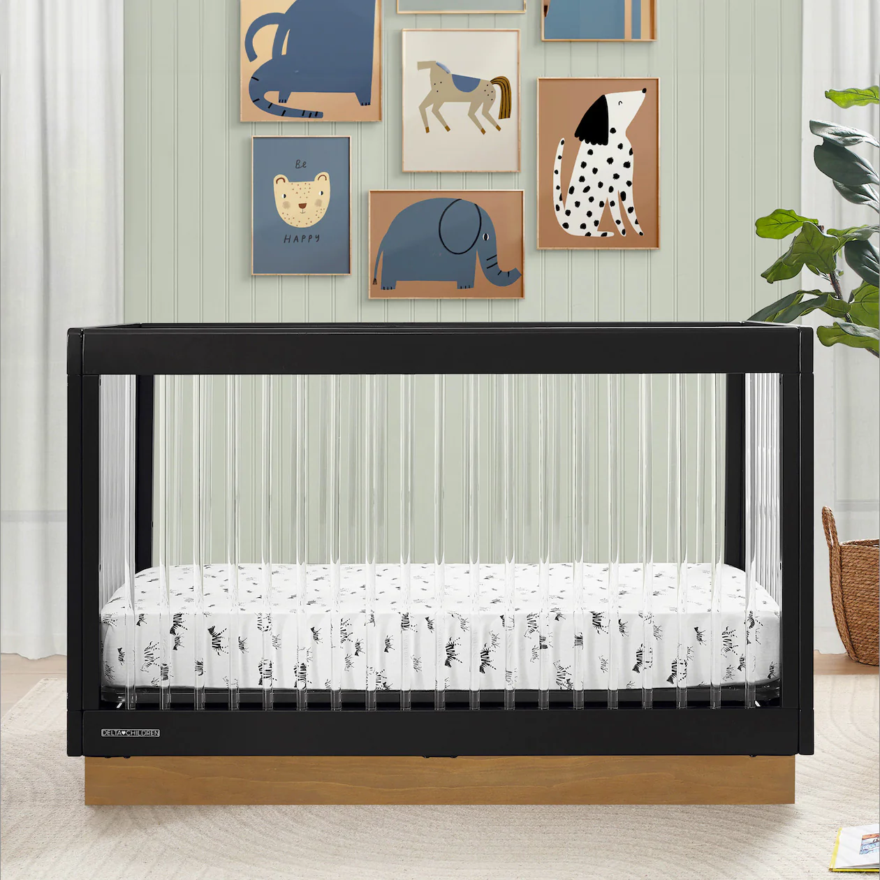 James Acrylic 4-in-1 Convertible Crib - Image 30