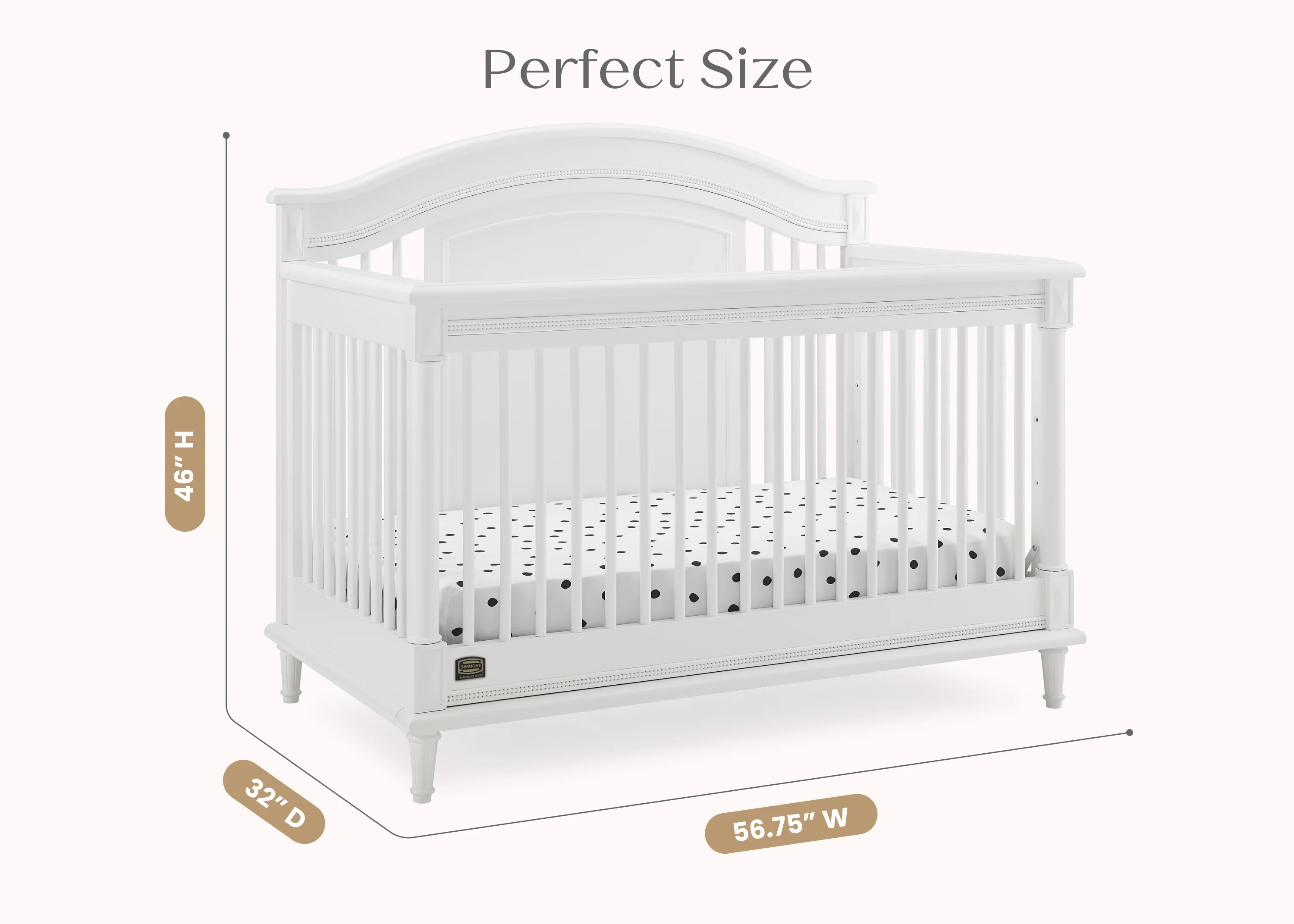 Juliette 6-in-1 Convertible Crib - Image 7