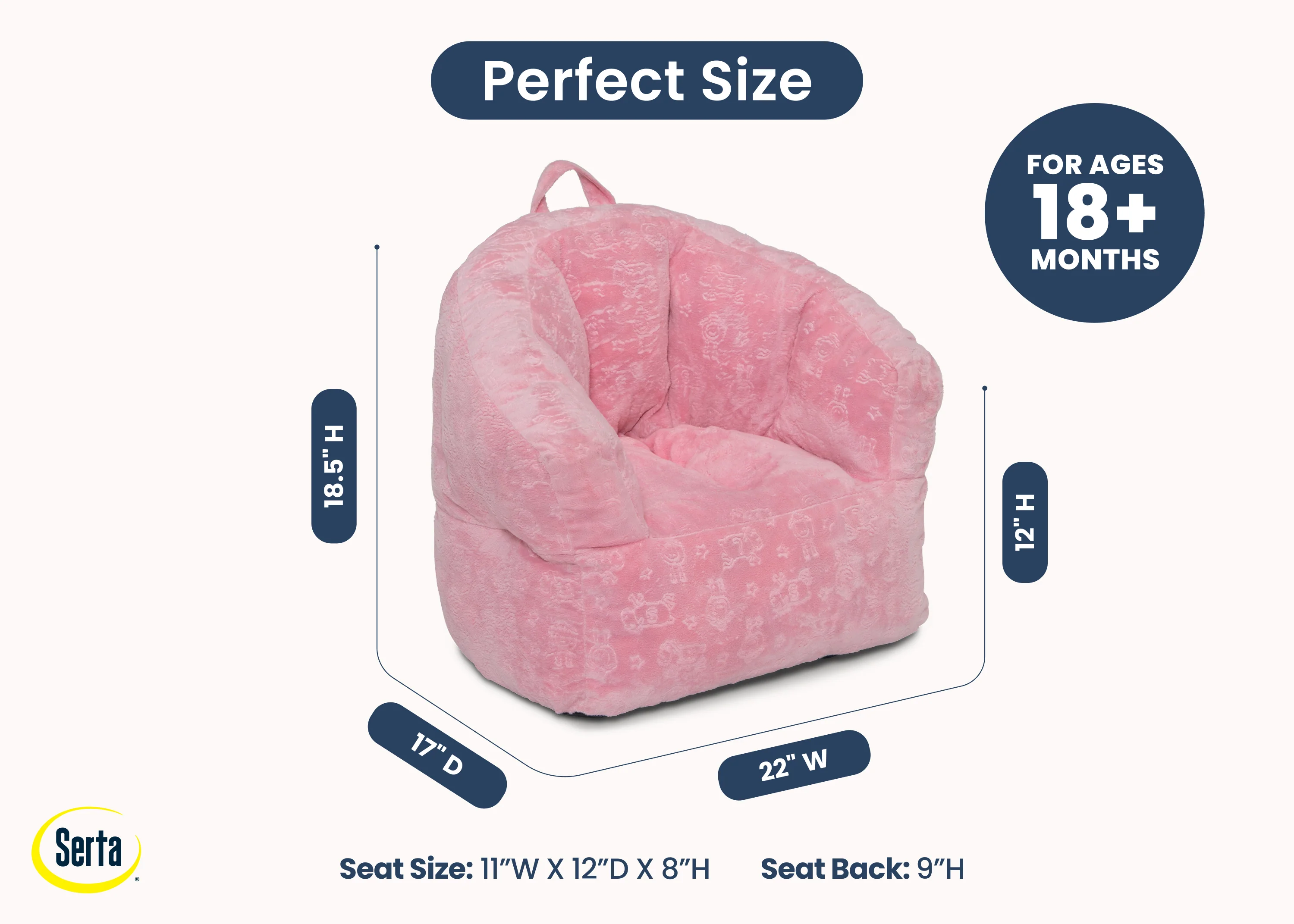 Kids Plush Barrel Chair - Image 10