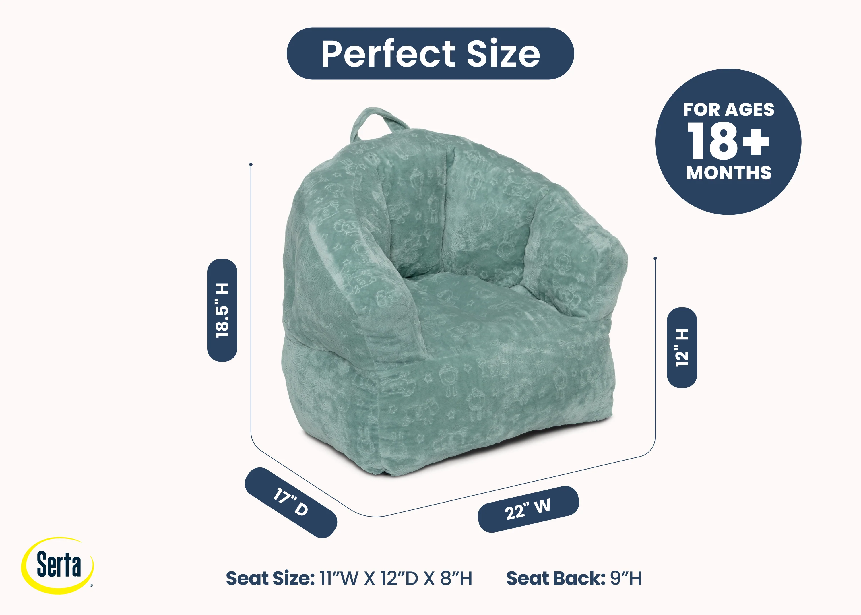 Kids Plush Barrel Chair - Image 17