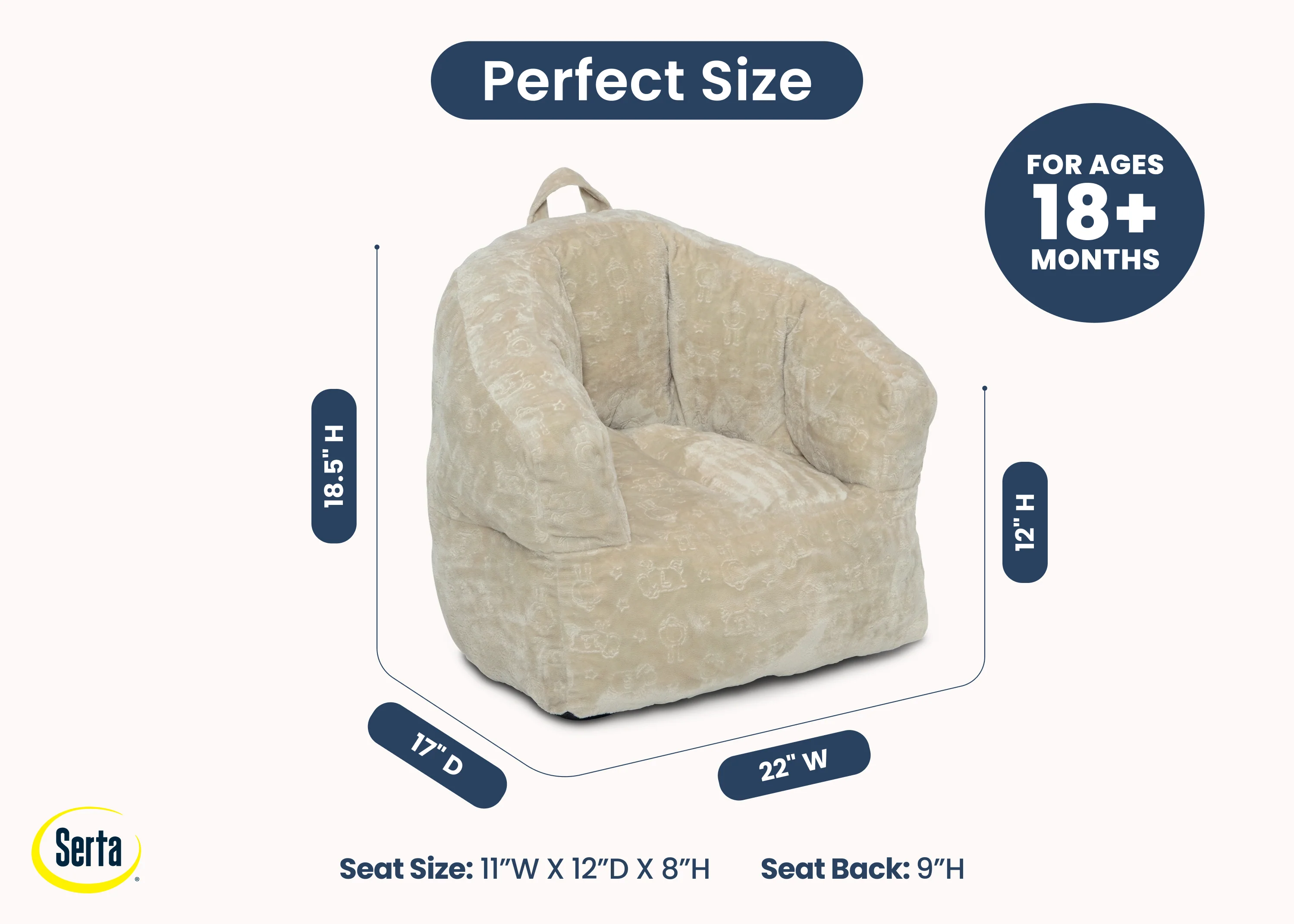 Kids Plush Barrel Chair - Image 22