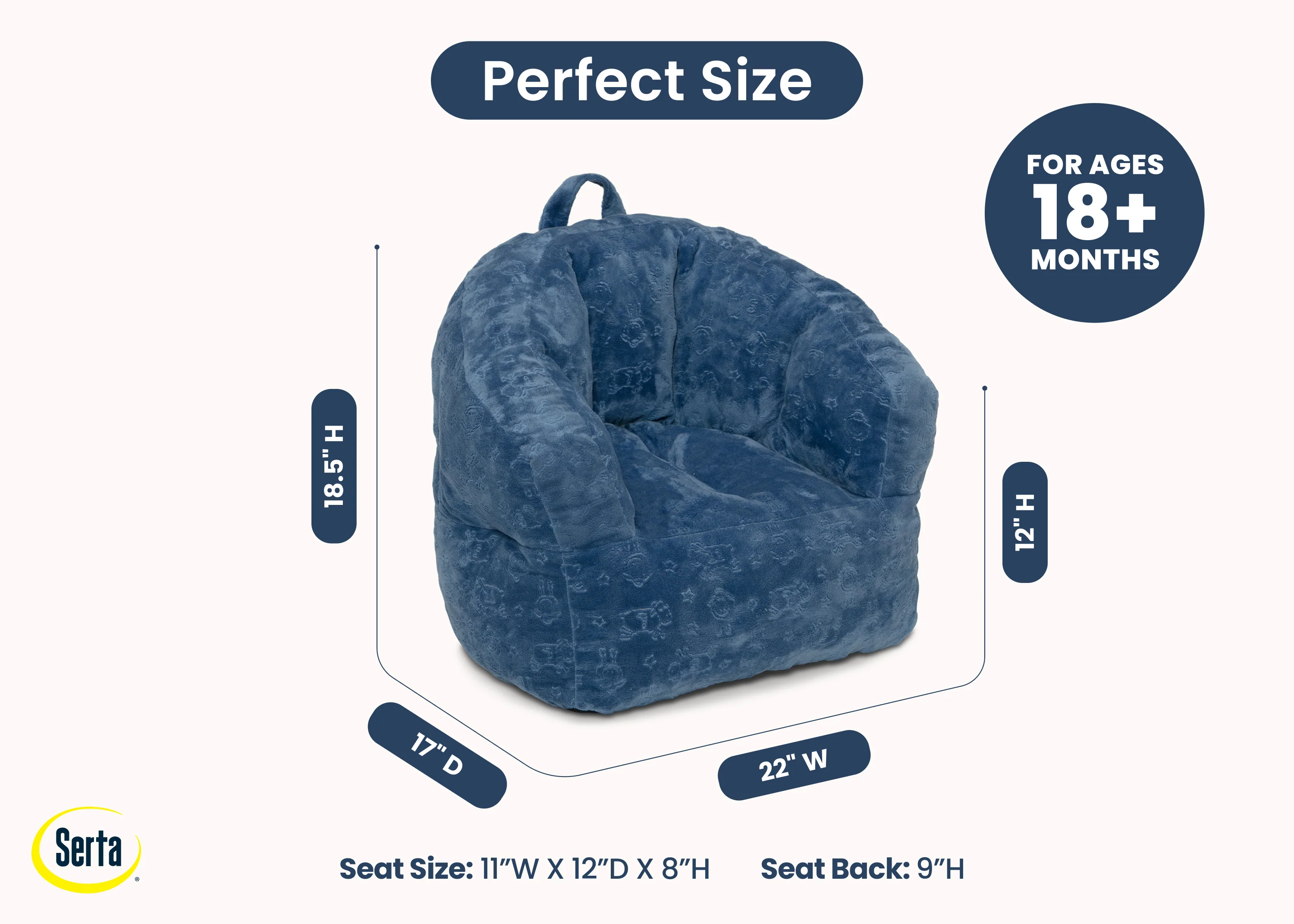Kids Plush Barrel Chair - Image 4