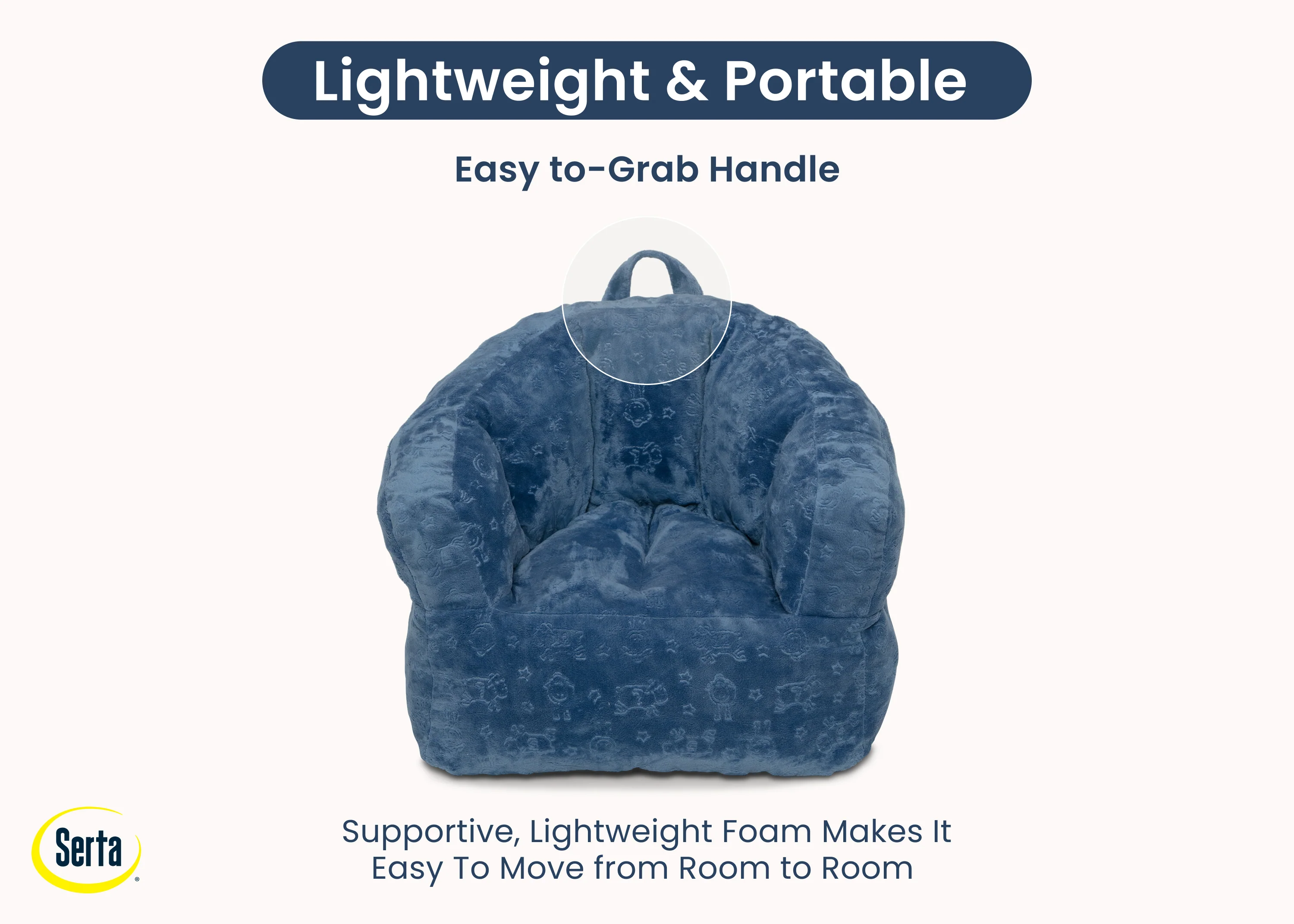 Kids Plush Barrel Chair - Image 5