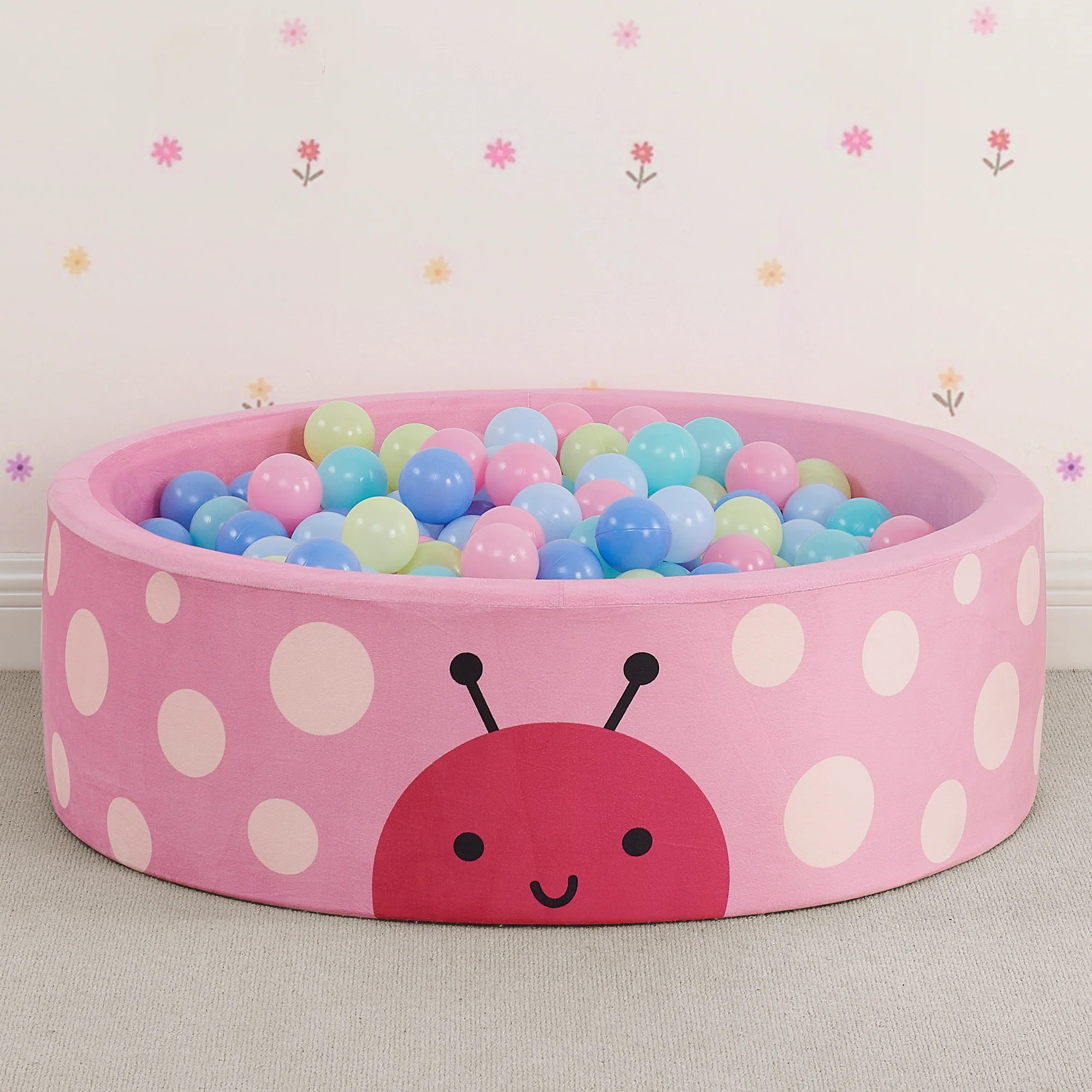 Ladybug Soft Ball Pit with 50 Play Balls - Image 8