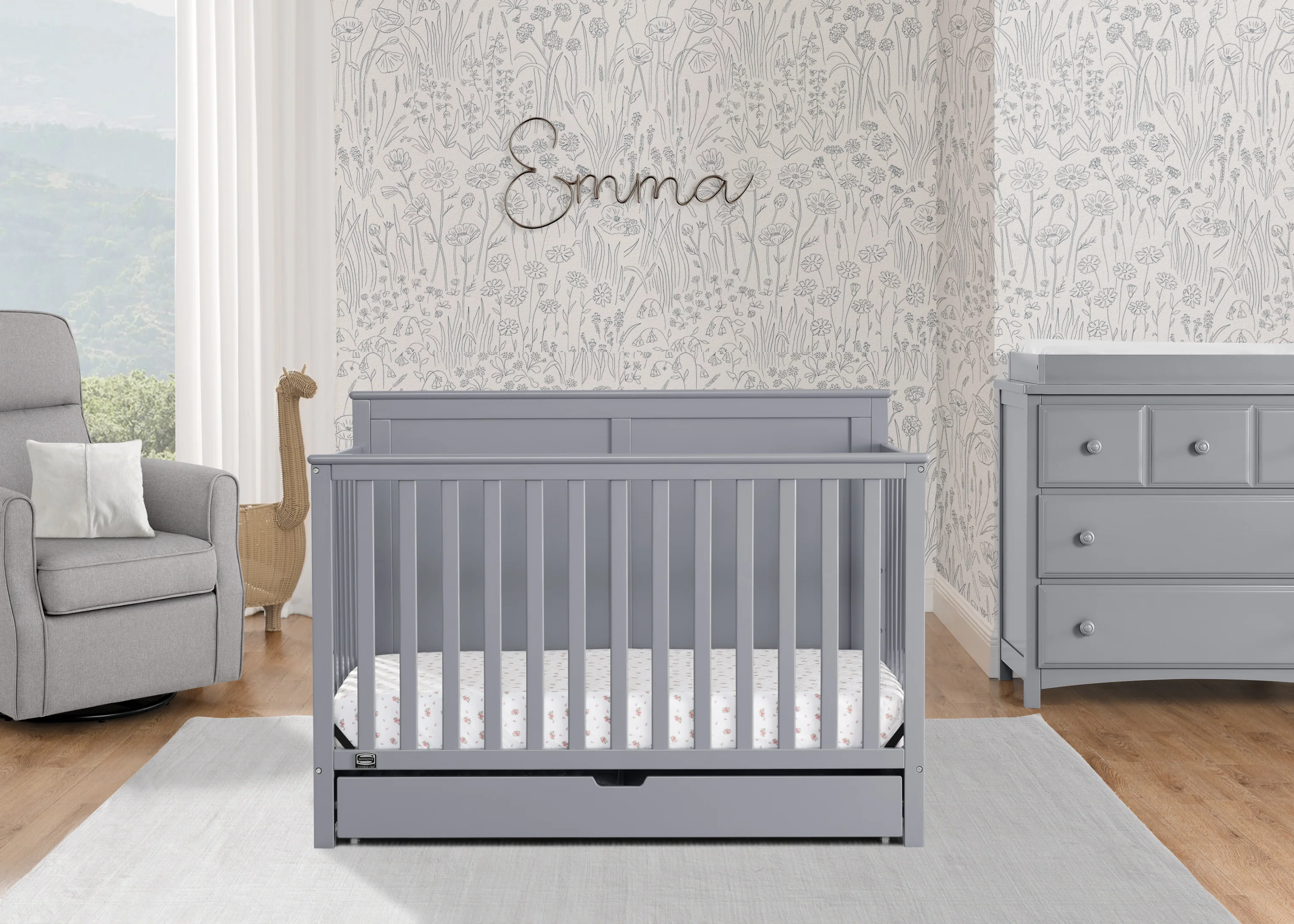 Logan 6-in-1 Convertible Crib with Underdrawer - Image 21