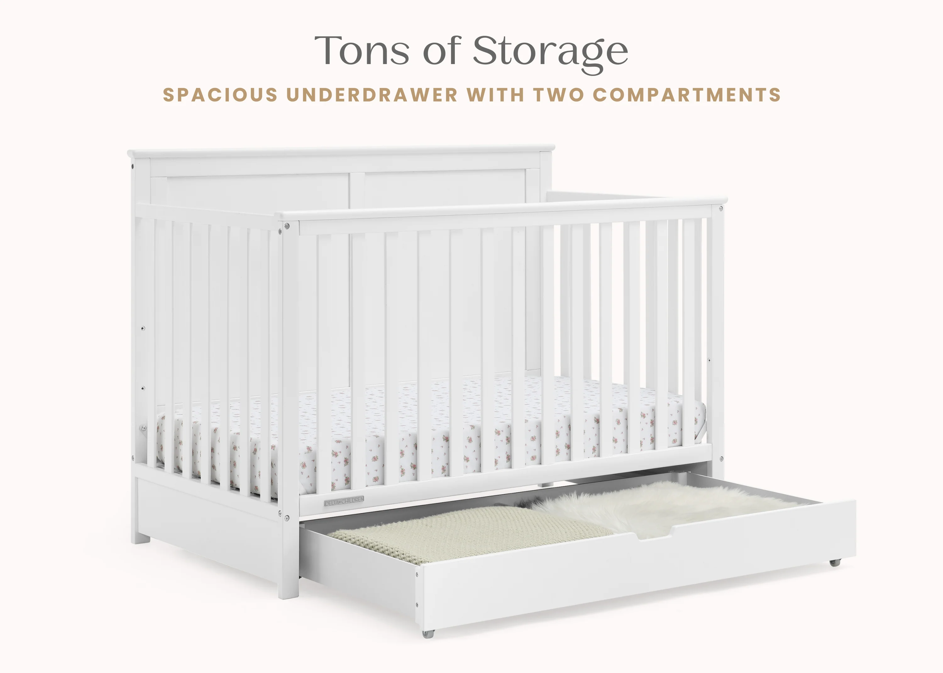 Logan 6-in-1 Convertible Crib with Underdrawer - Image 27