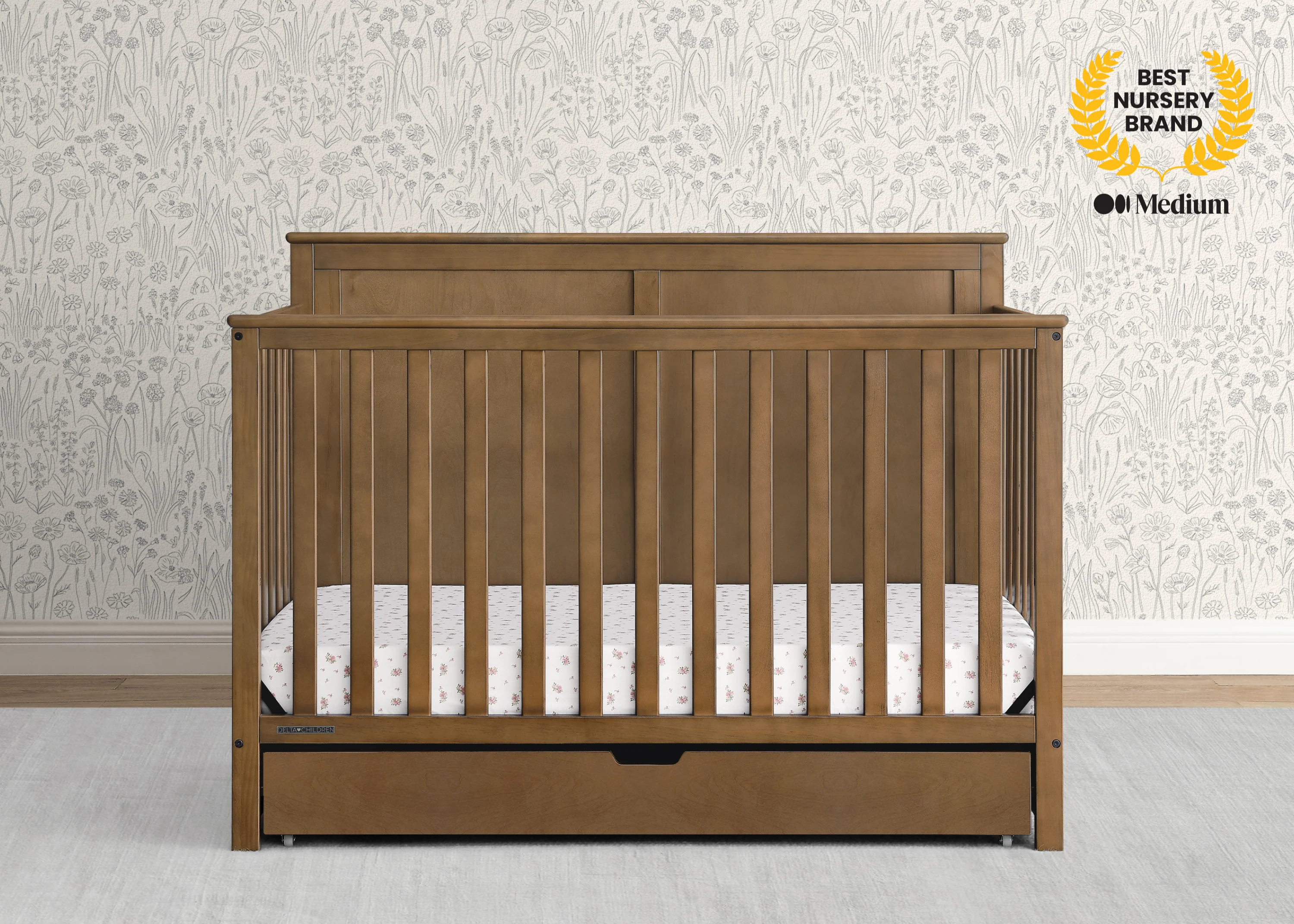 Logan 6-in-1 Convertible Crib with Underdrawer - Image 43