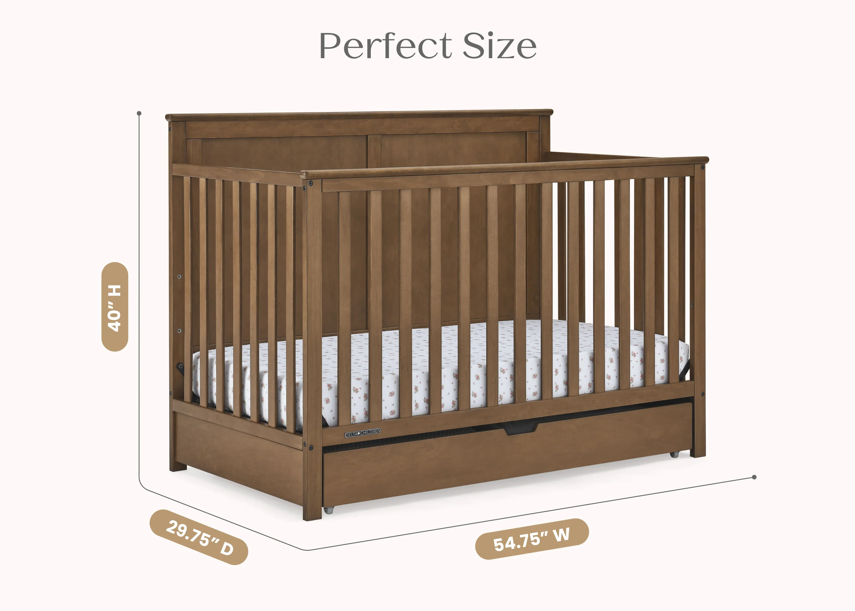 Logan 6-in-1 Convertible Crib with Underdrawer - Image 48