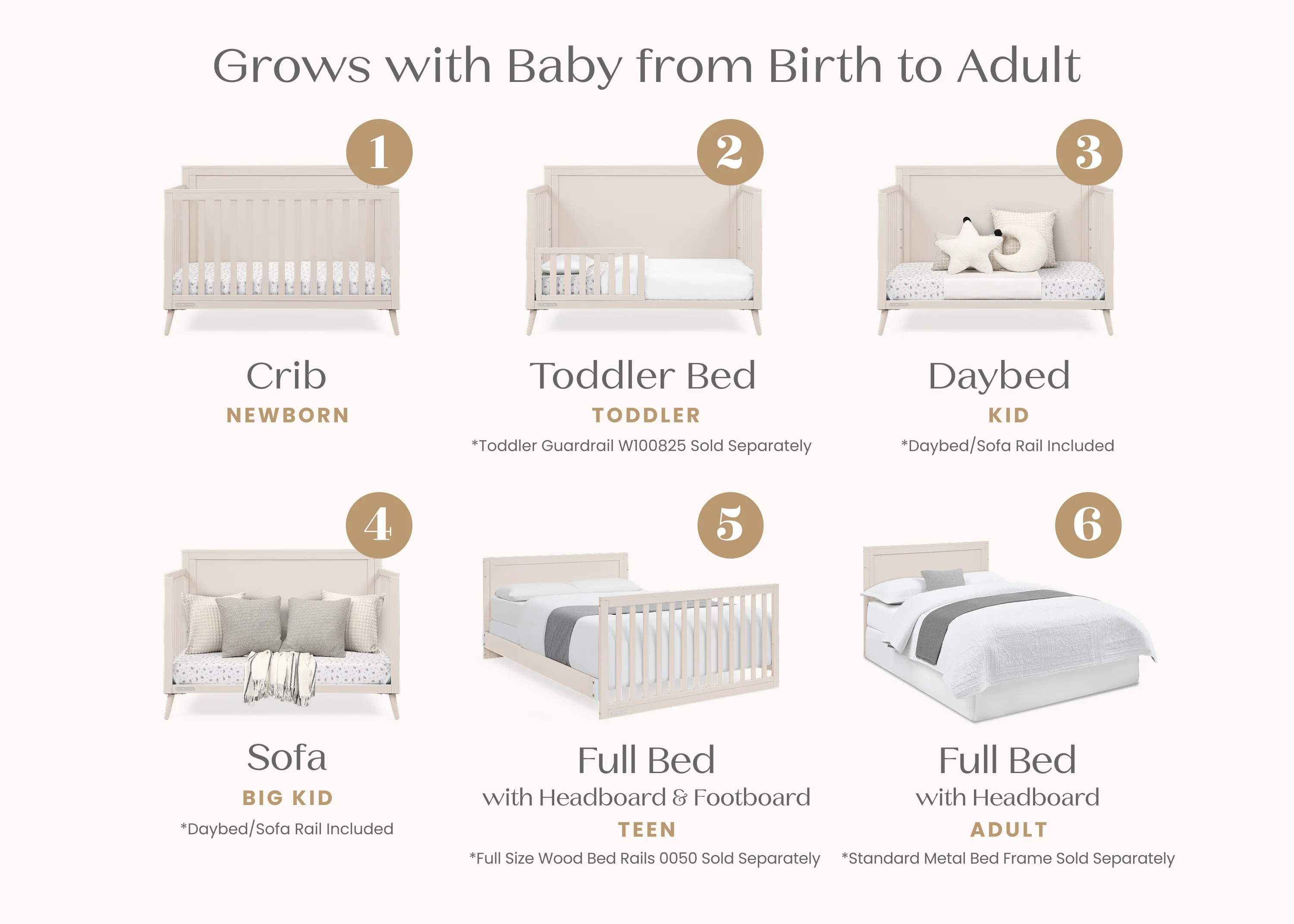 Lola 6-in-1 Convertible Crib - Image 19