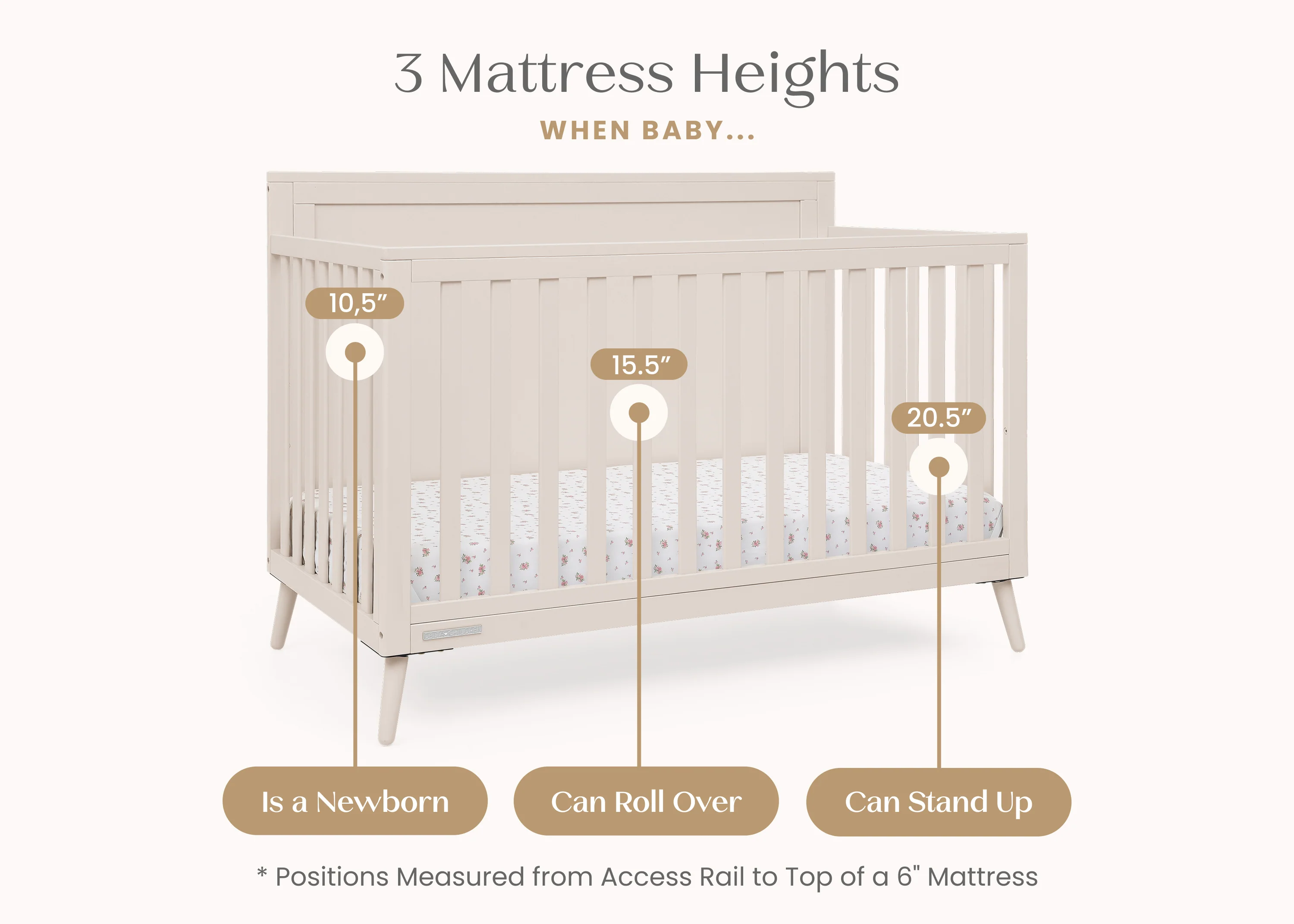 Lola 6-in-1 Convertible Crib - Image 21